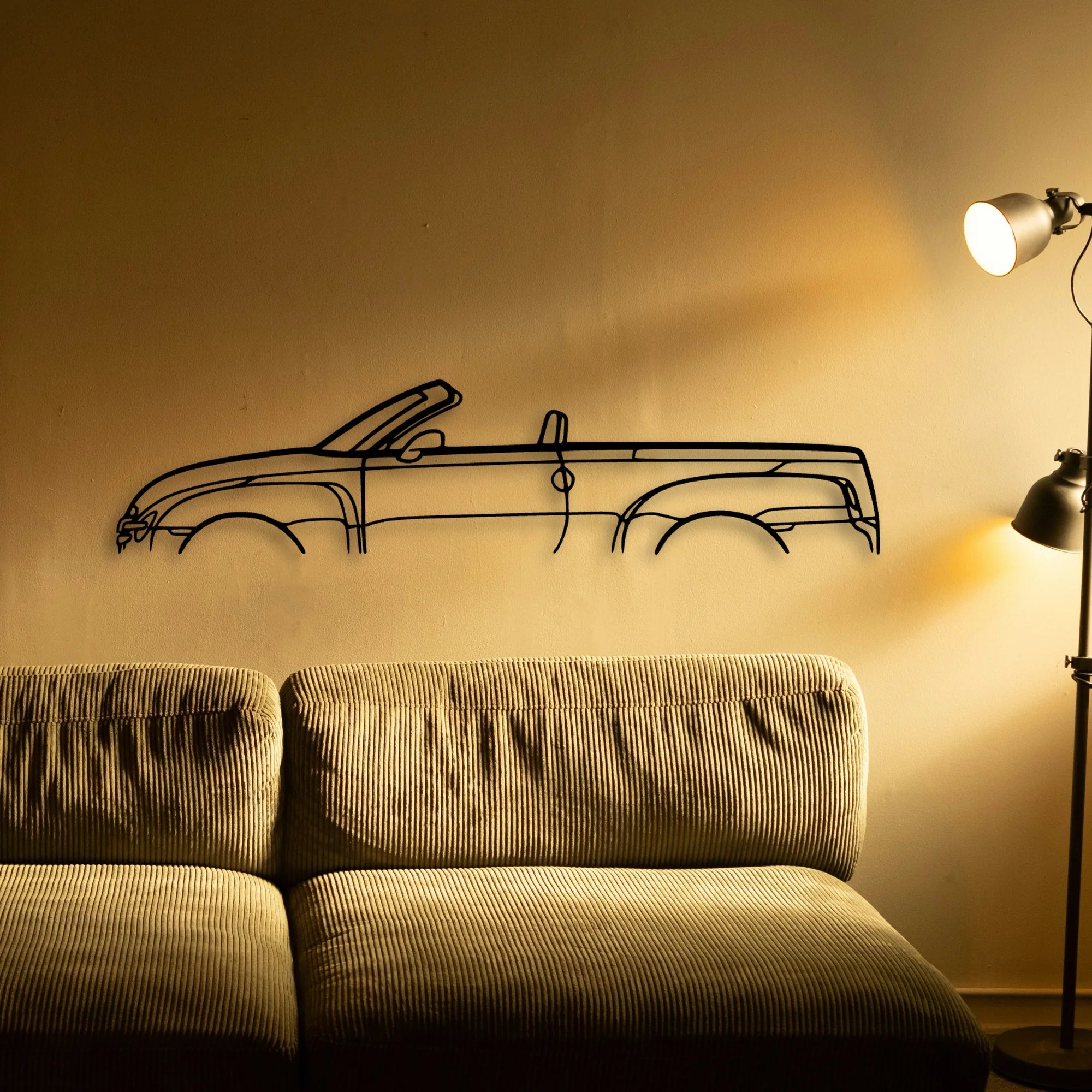SSR 2003 Classic Silhouette Metal Wall Art - Tinvibe