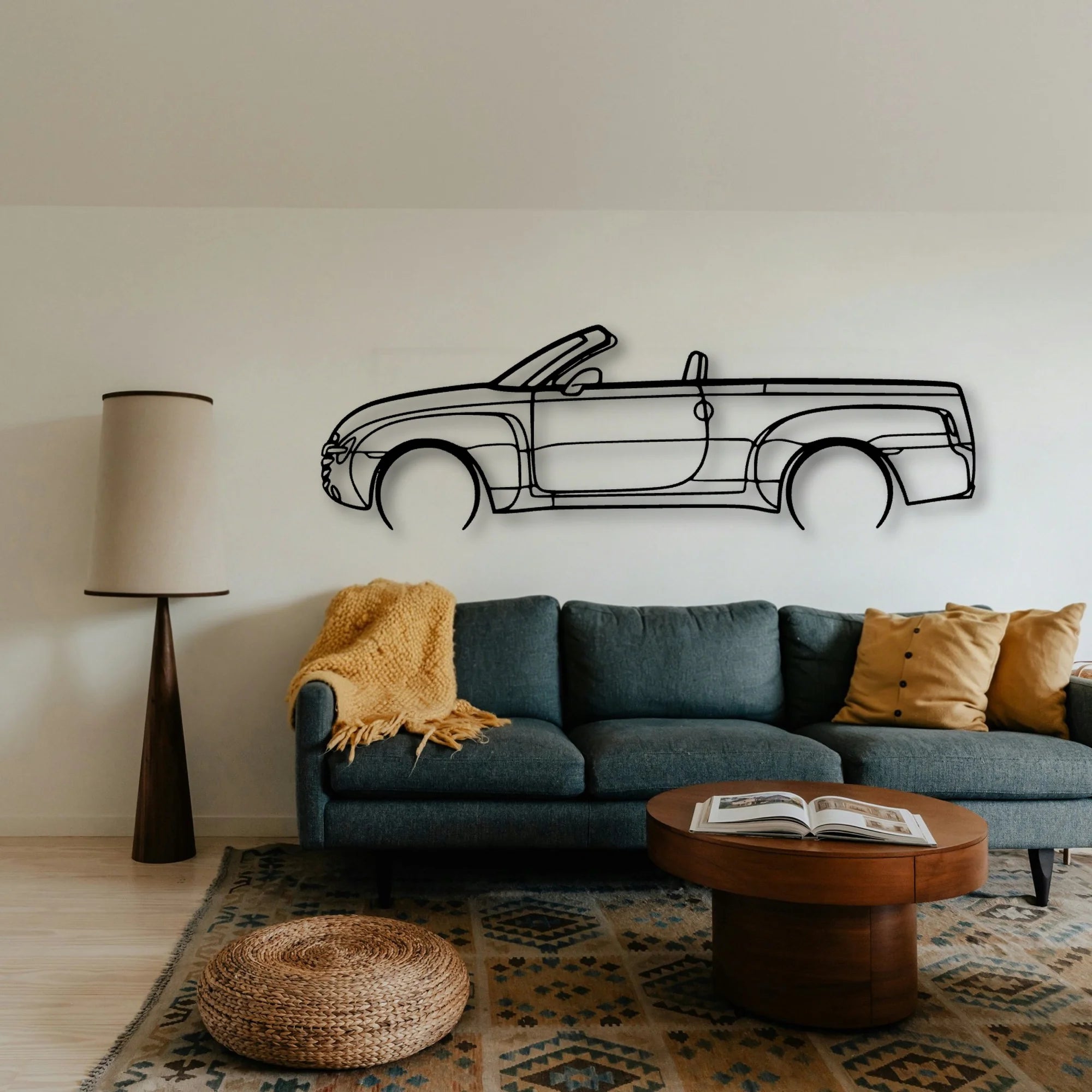 SSR 2 Classic Silhouette Metal Wall Art - Tinvibe