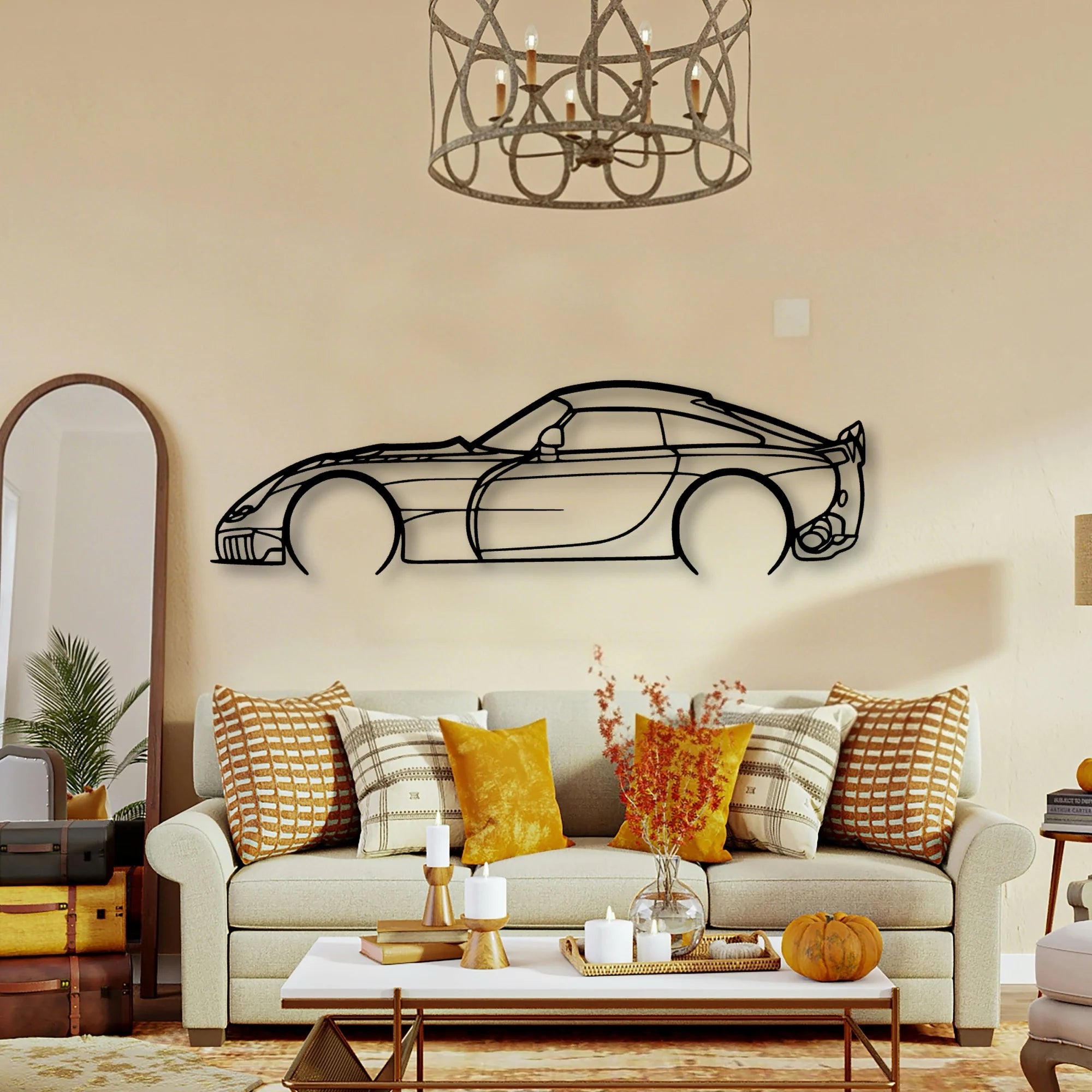 Sagaris 2005 Classic Silhouette Metal Wall Art - Tinvibe