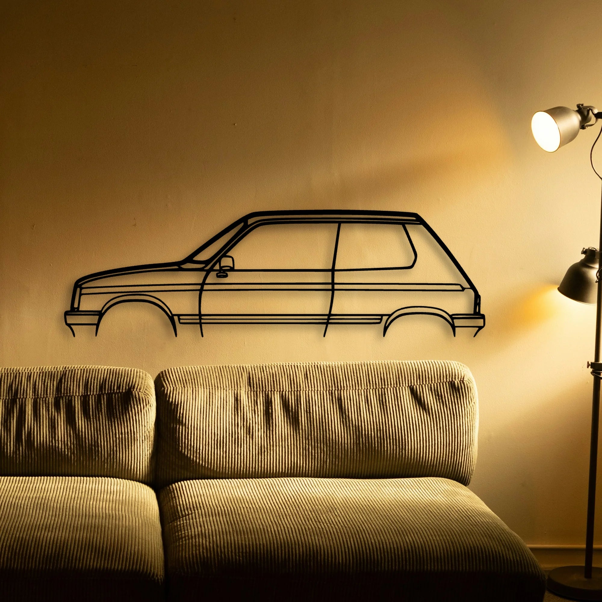 Samba 1982 Classic Silhouette Metal Wall Art - Tinvibe