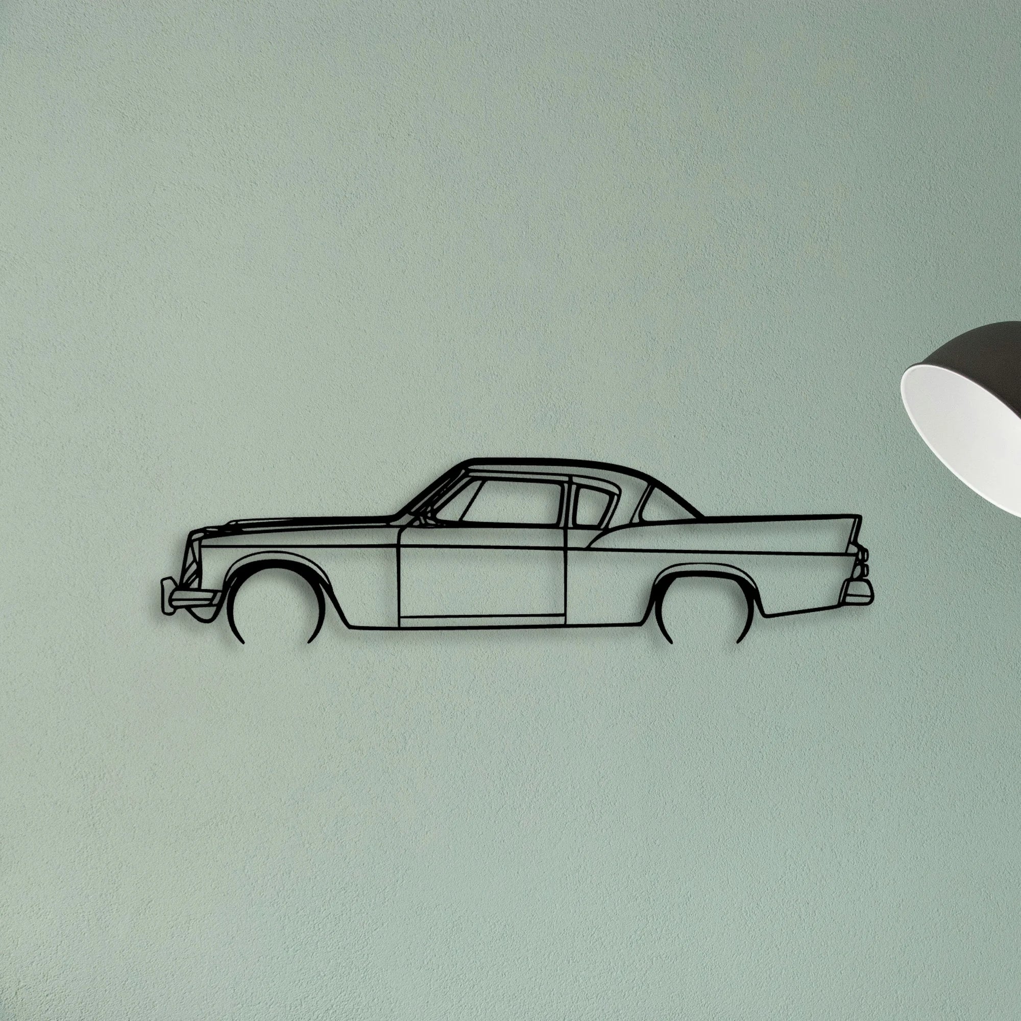 Silverhawk 1957 Classic Silhouette Metal Wall Art - Tinvibe