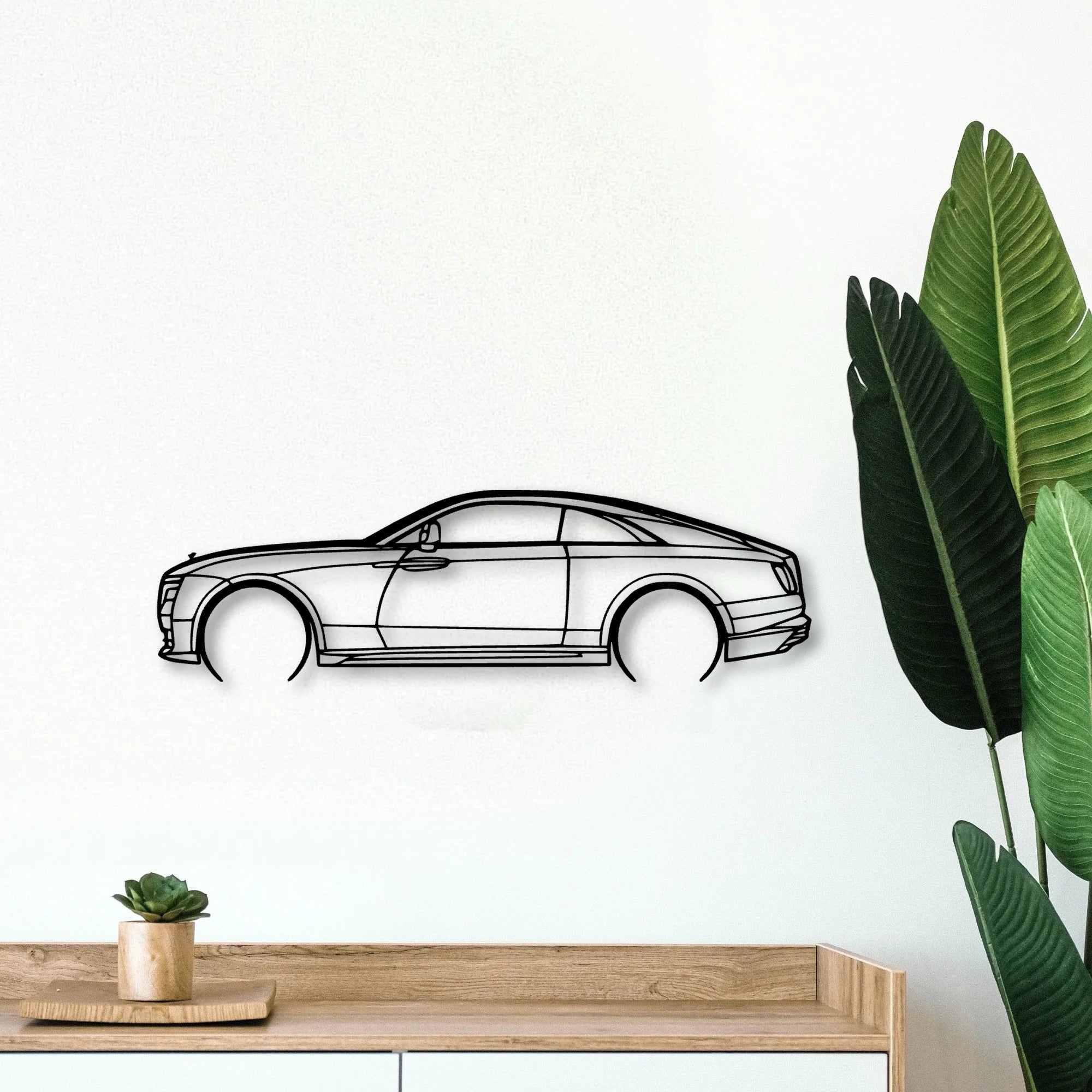 Spectre Classic Silhouette Metal Wall Art - Tinvibe