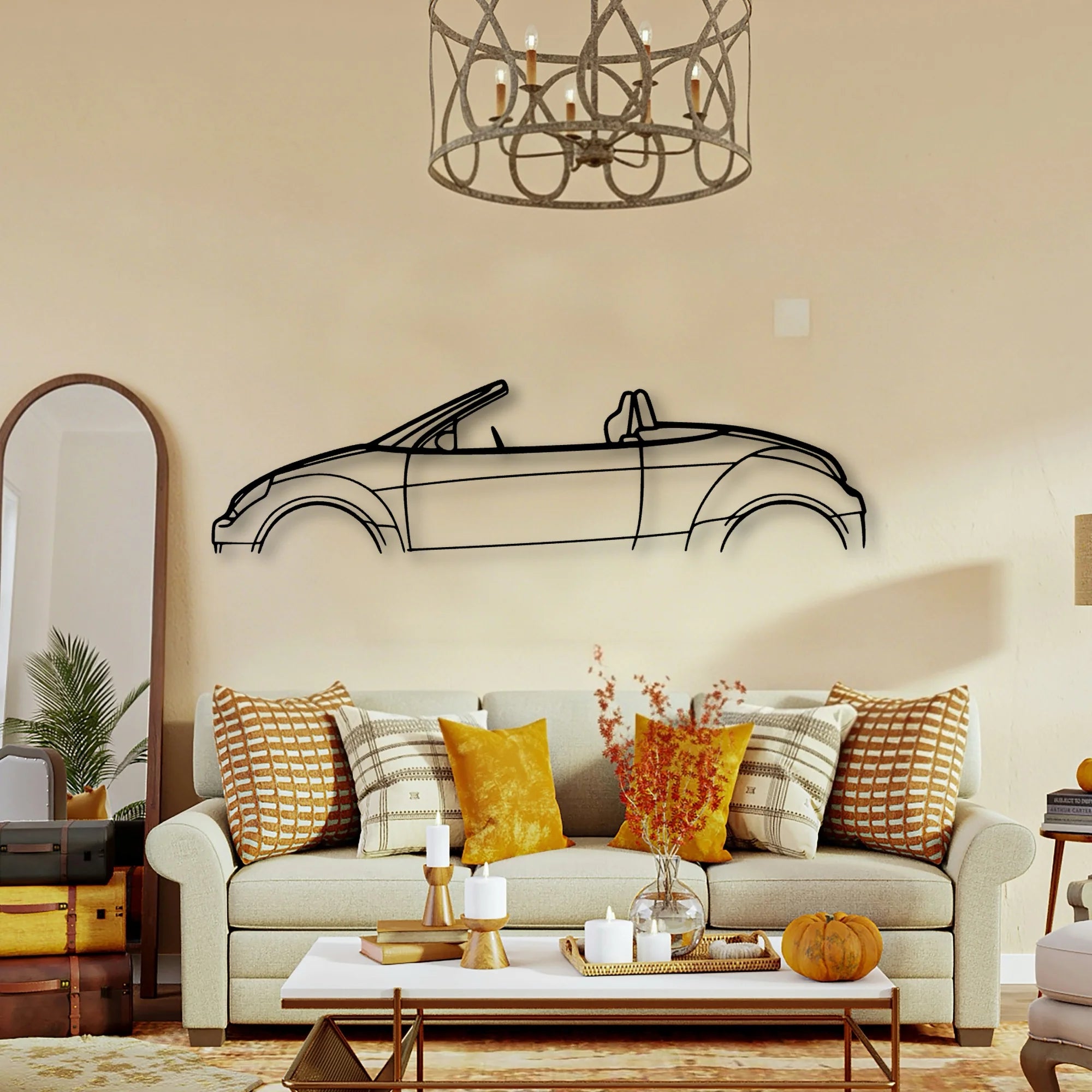 Street KA Classic Silhouette Metal Wall Art - Tinvibe