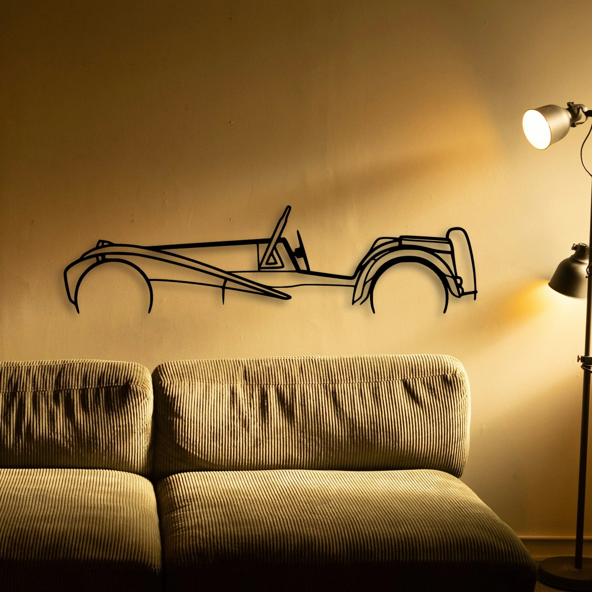 Super Seven Classic Silhouette Metal Wall Art - Tinvibe