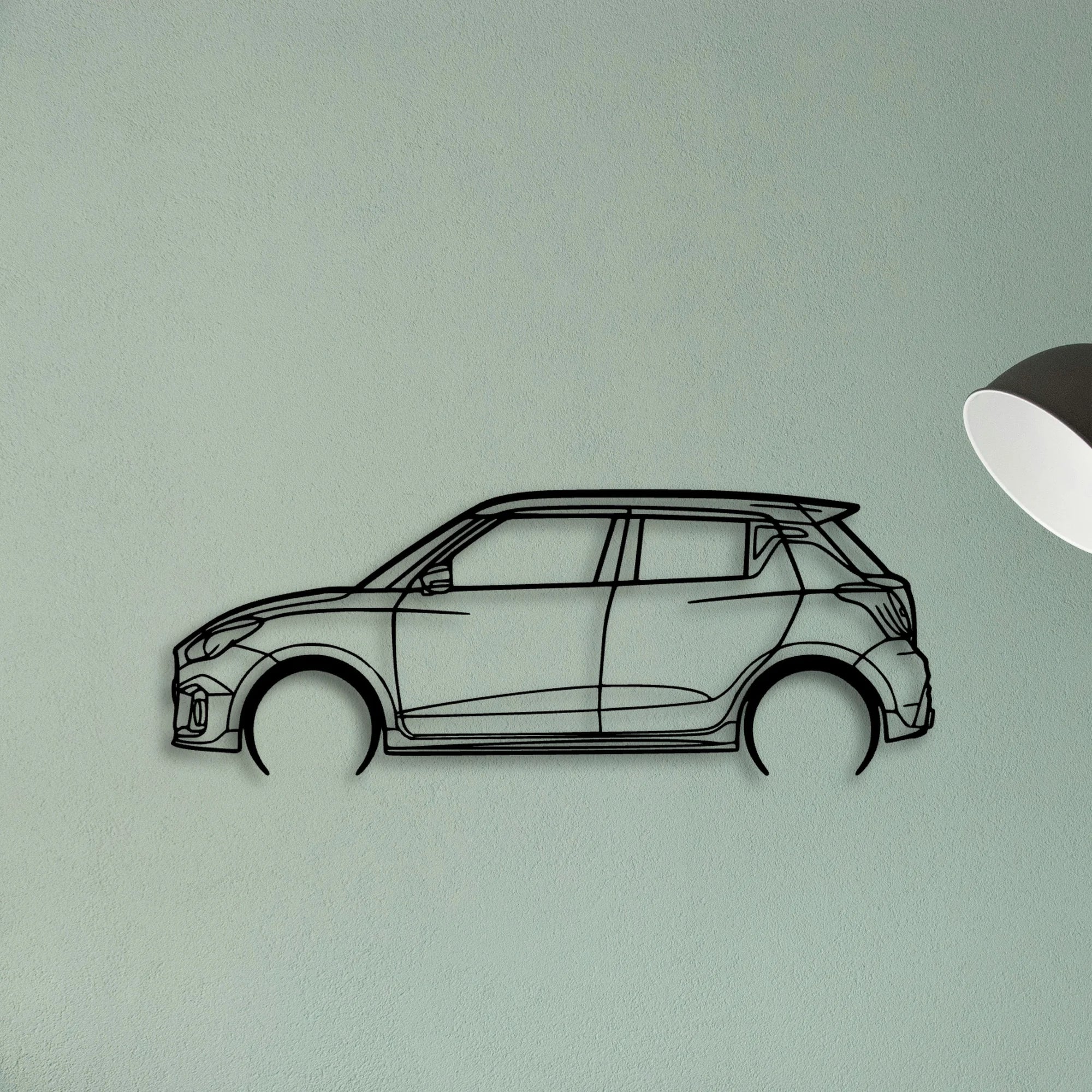 Swift Sport 2022 Classic Silhouette Metal Wall Art - Tinvibe