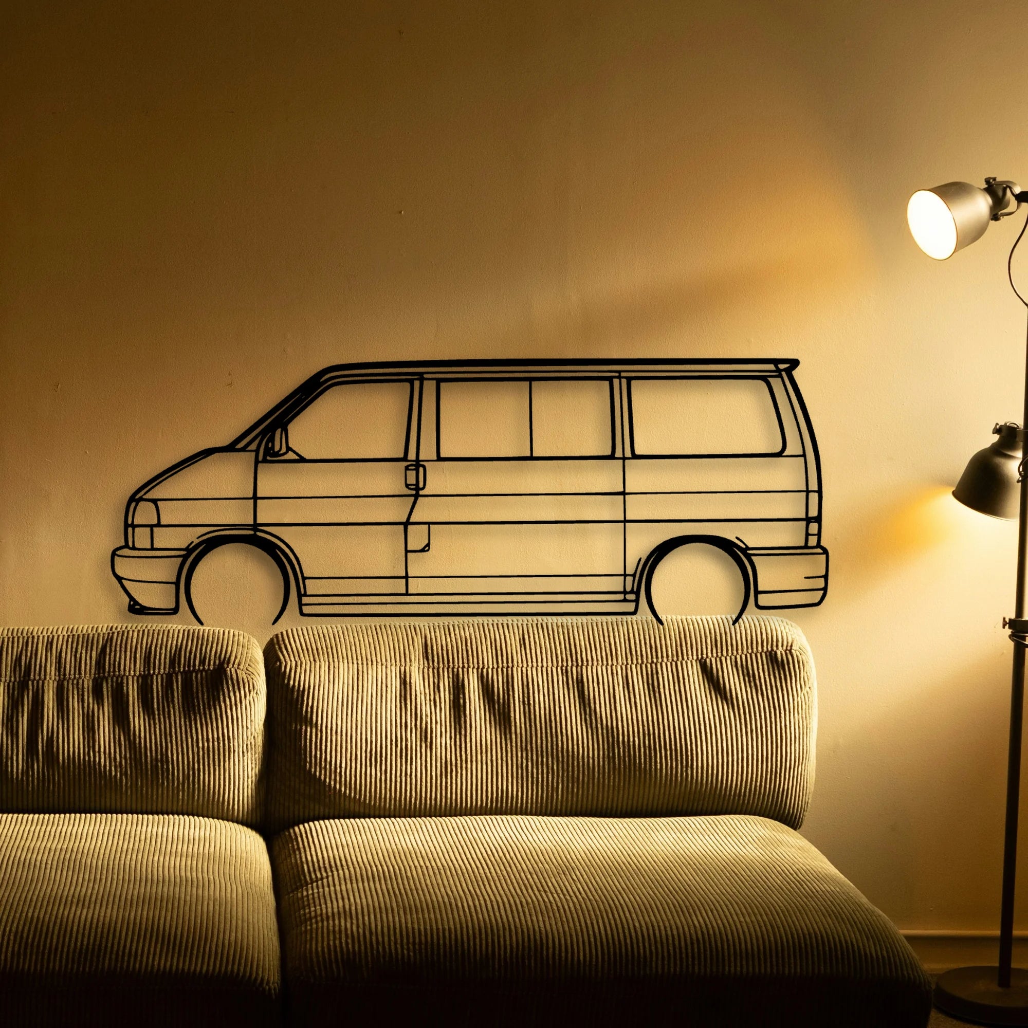T4 1999 Classic Silhouette Metal Wall Art - Tinvibe