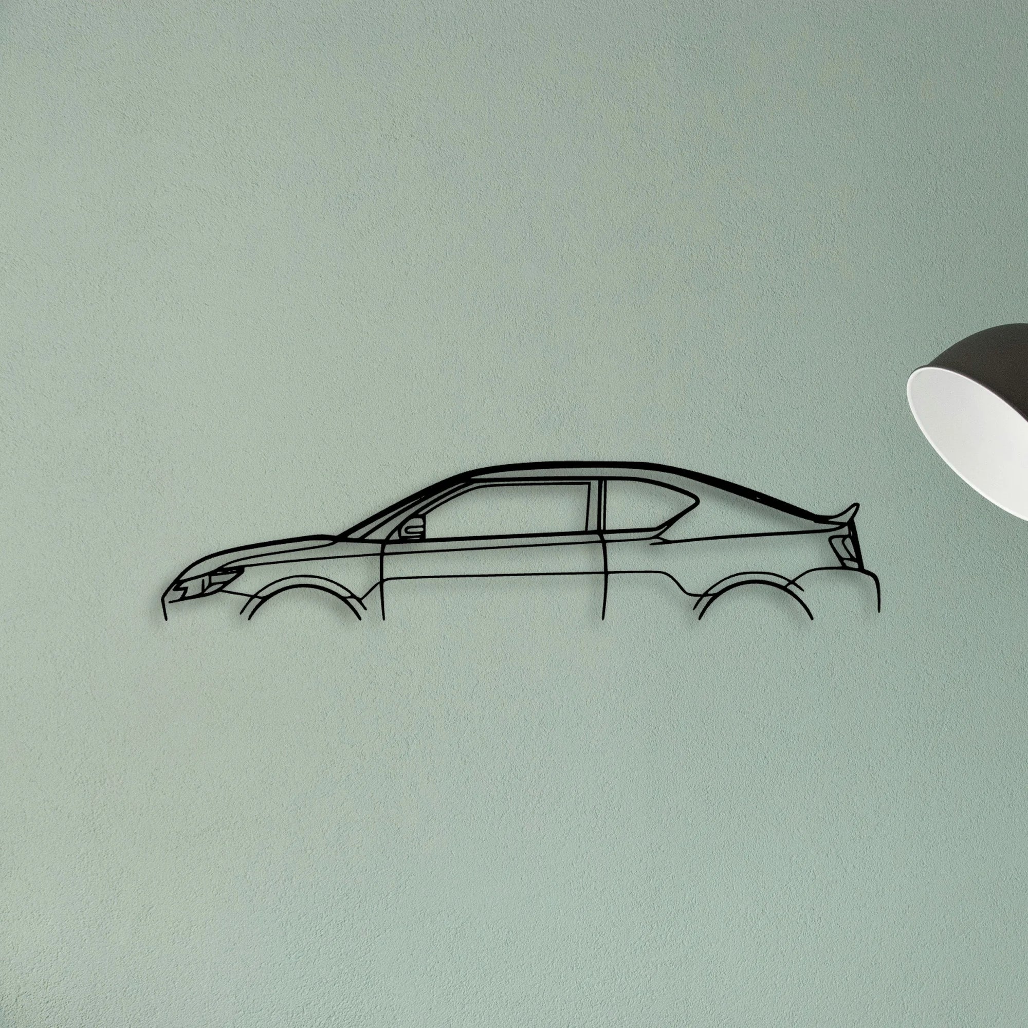 TC 2015 Classic Silhouette Metal Wall Art - Tinvibe