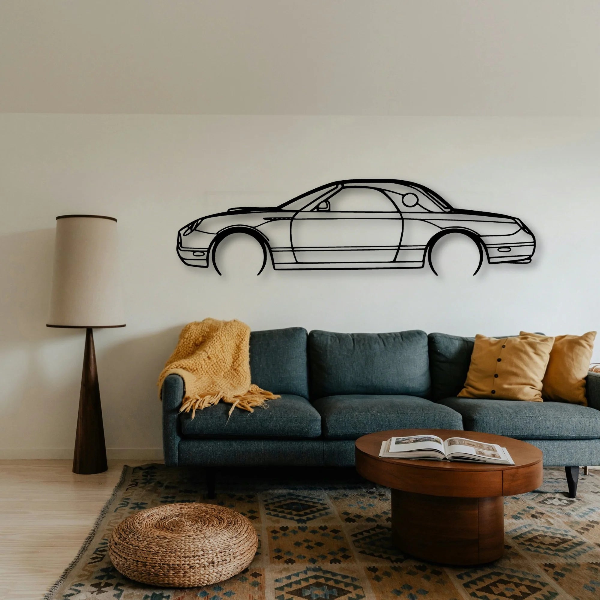 Thunderbird 2005 Classic Silhouette Metal Wall Art - Tinvibe
