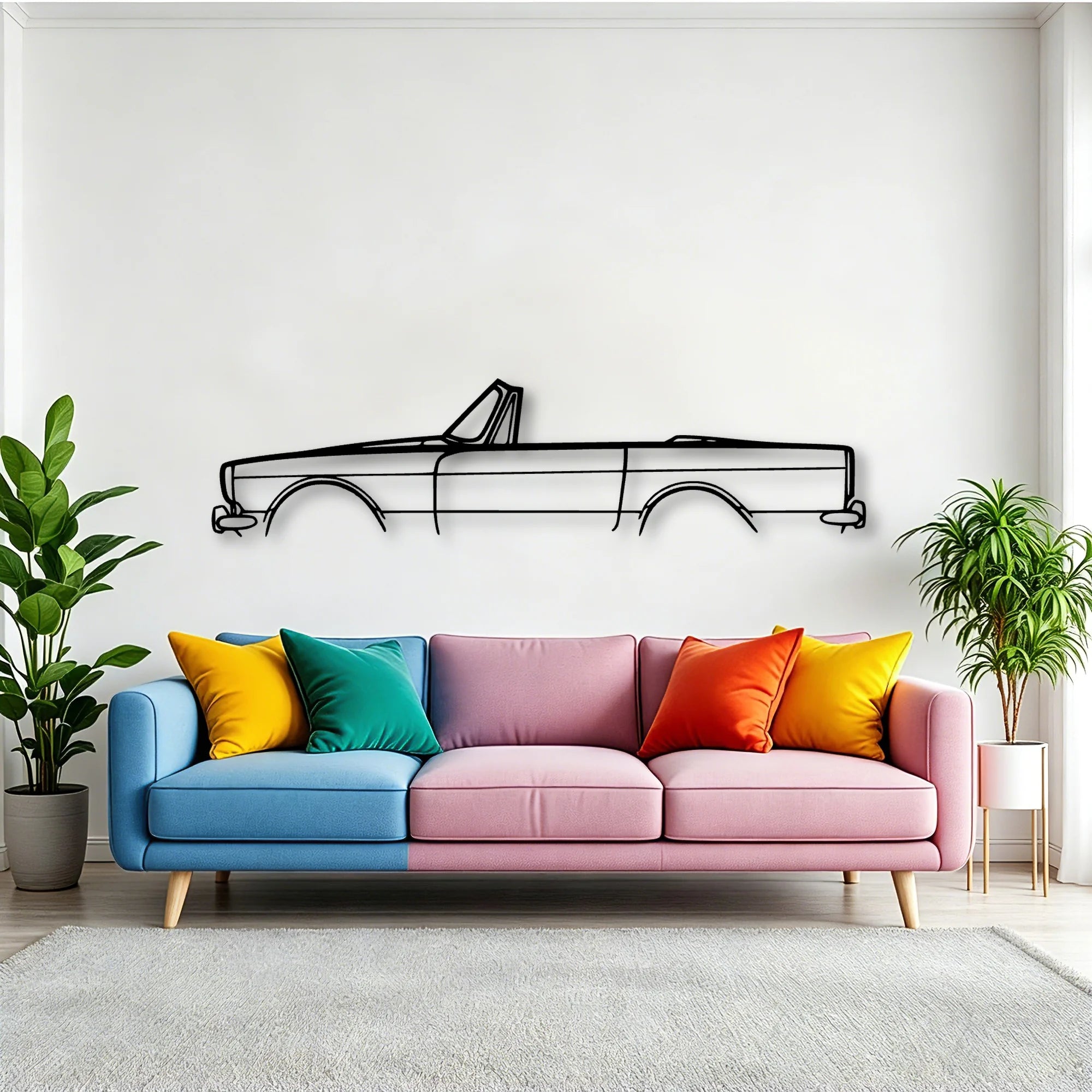 Tiger MK1A 1965 Classic Silhouette Metal Wall Art - Tinvibe