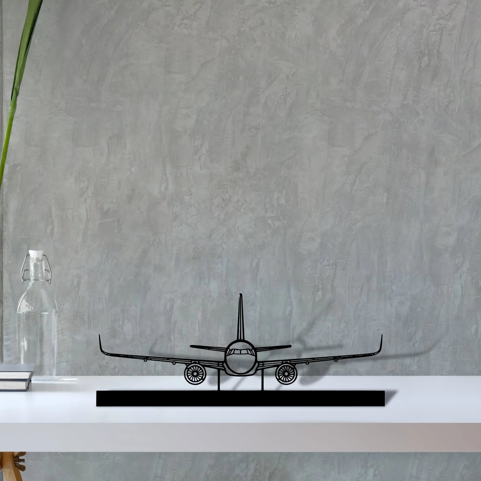 a321-2 Silhouette Metal Art Stand - Tinvibe