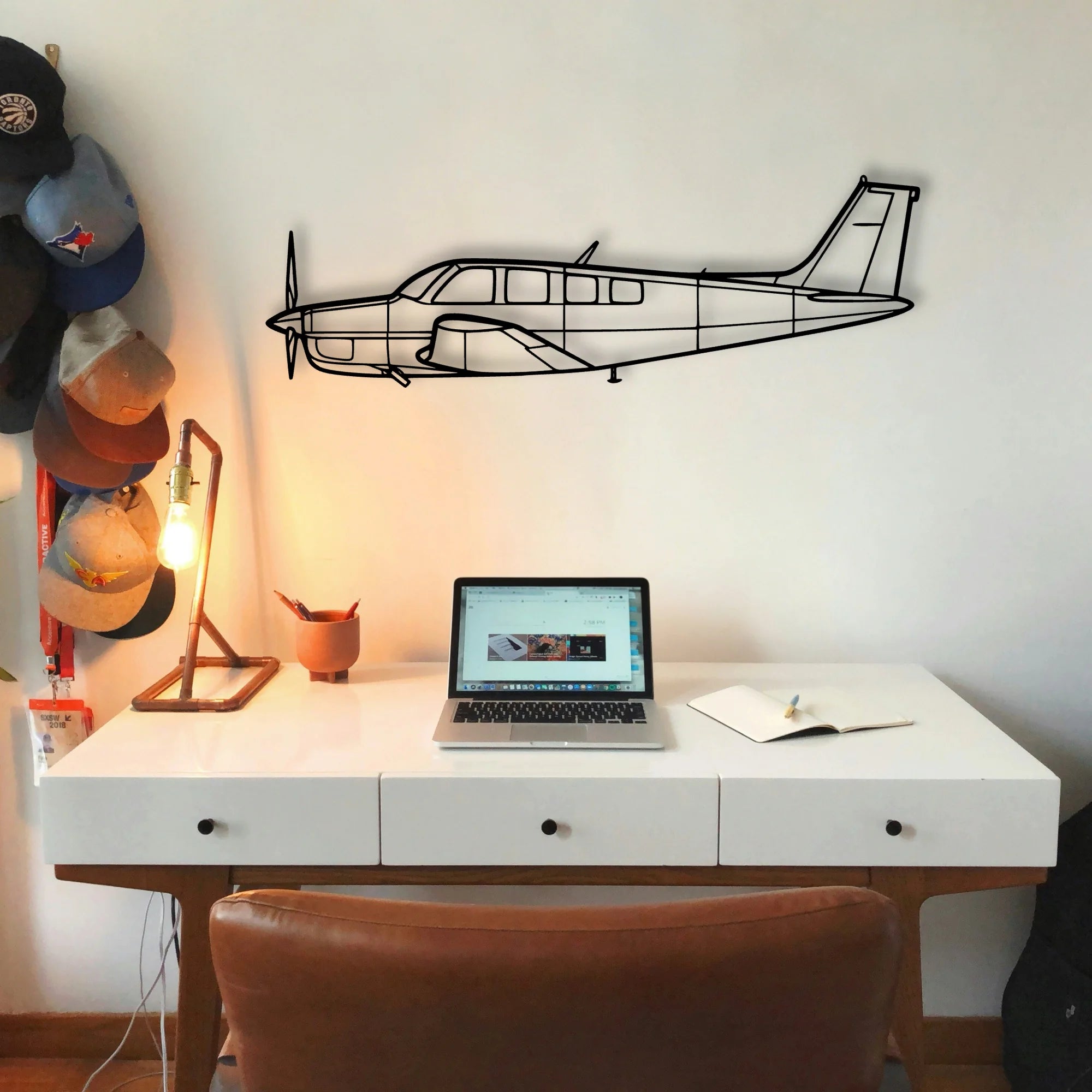 Ah 64D Apache 3 Classic Aircraft Silhouette Metal Wall Art - Tinvibe