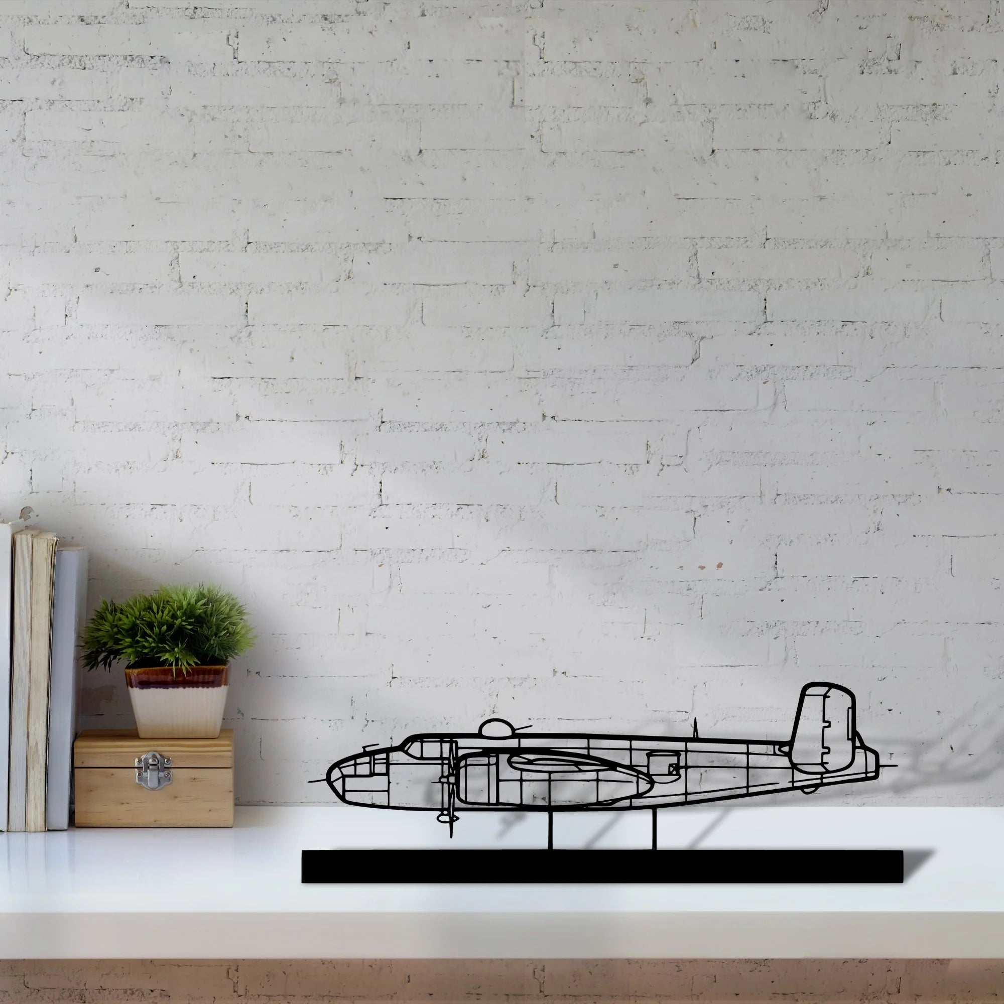 b25j Silhouette Metal Art Stand - Tinvibe