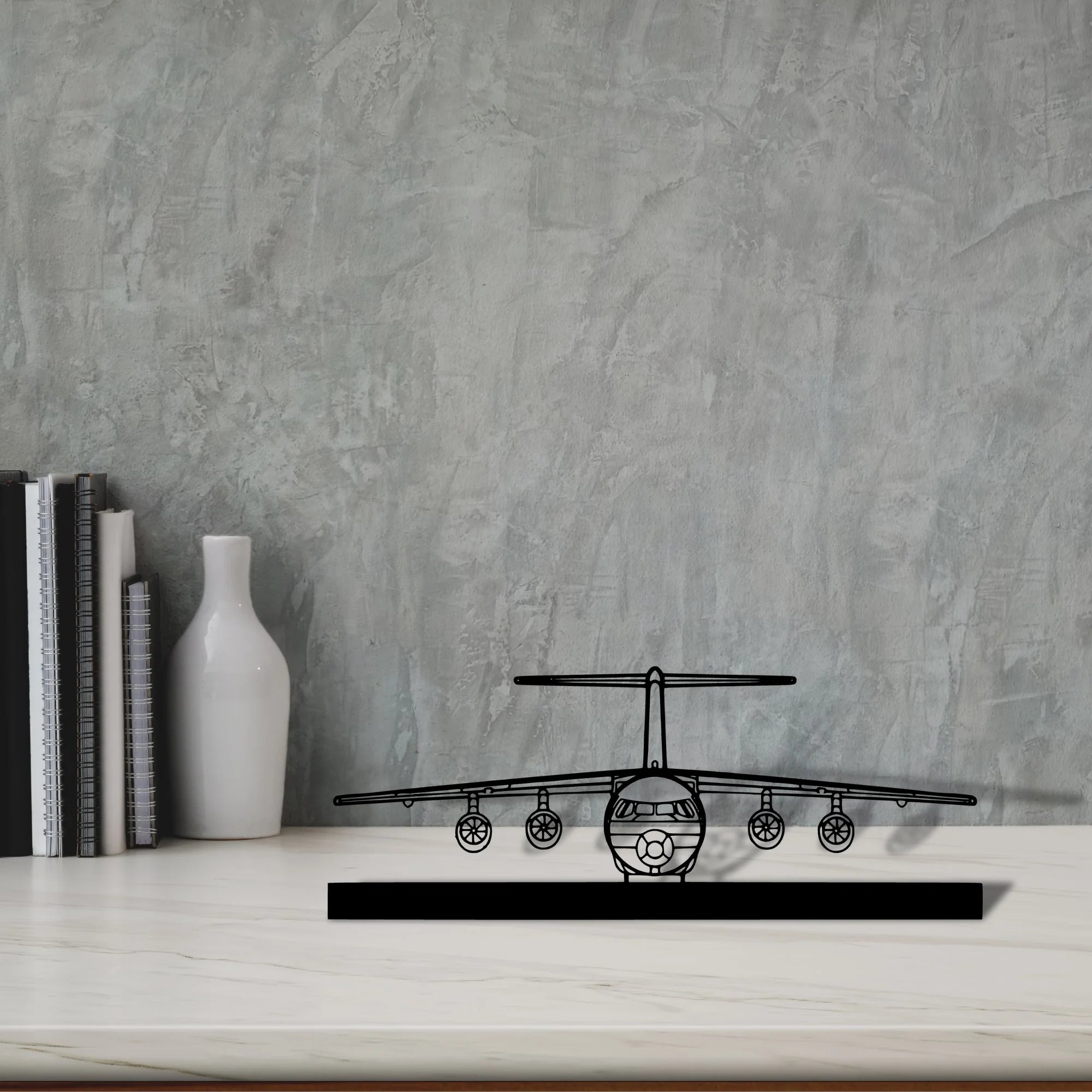 bae-146 Silhouette Metal Art Stand - Tinvibe