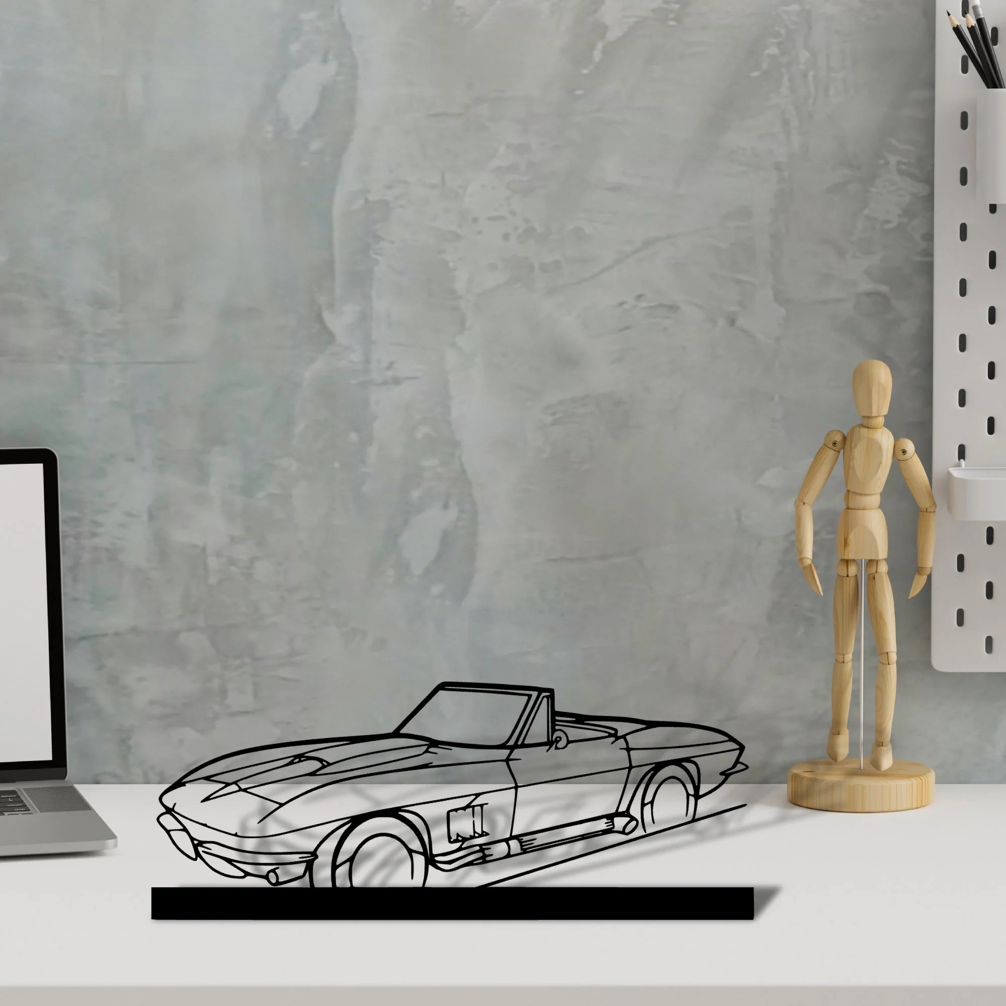 c2 Silhouette Metal Art Stand - Tinvibe