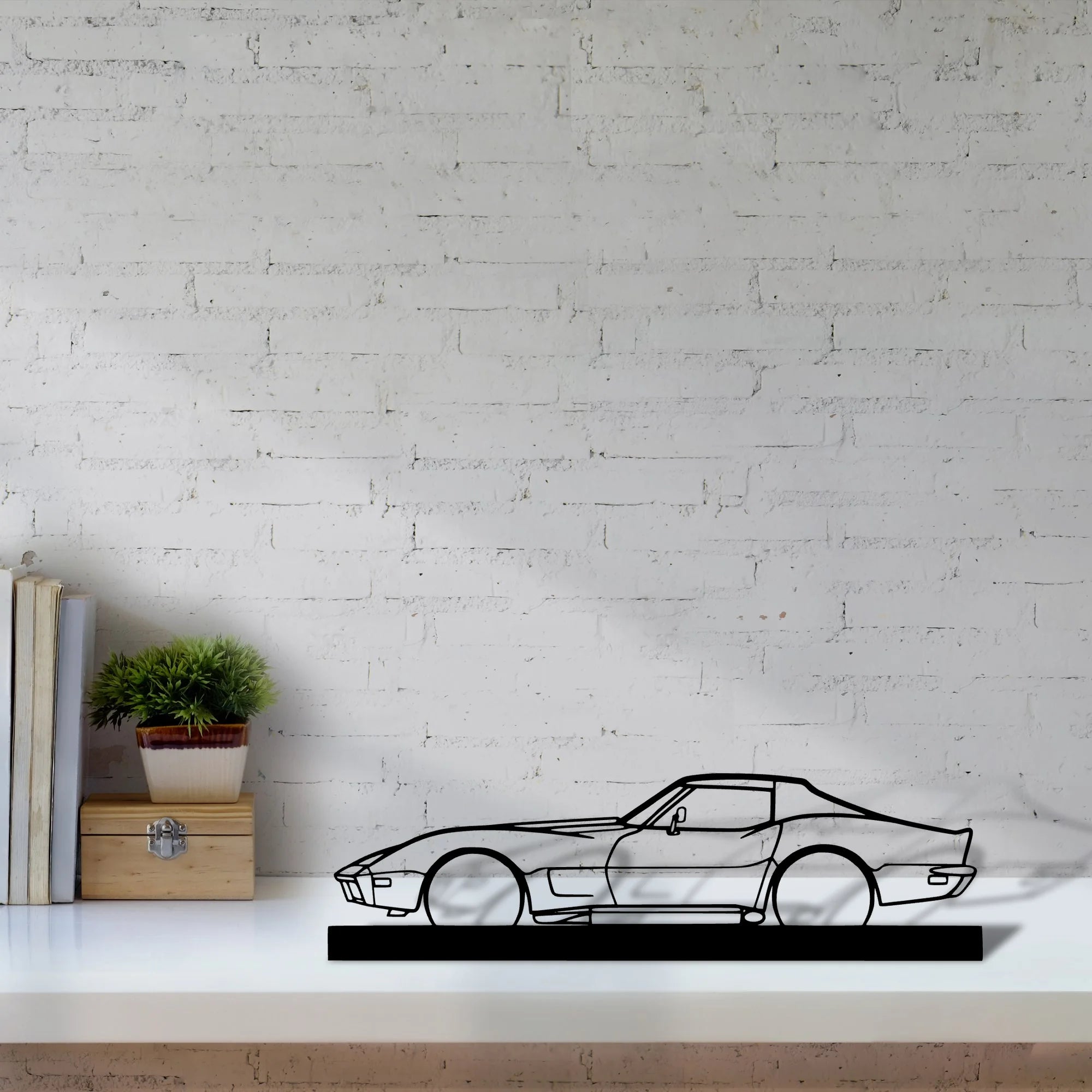 c3-1973 Silhouette Metal Art Stand - Tinvibe