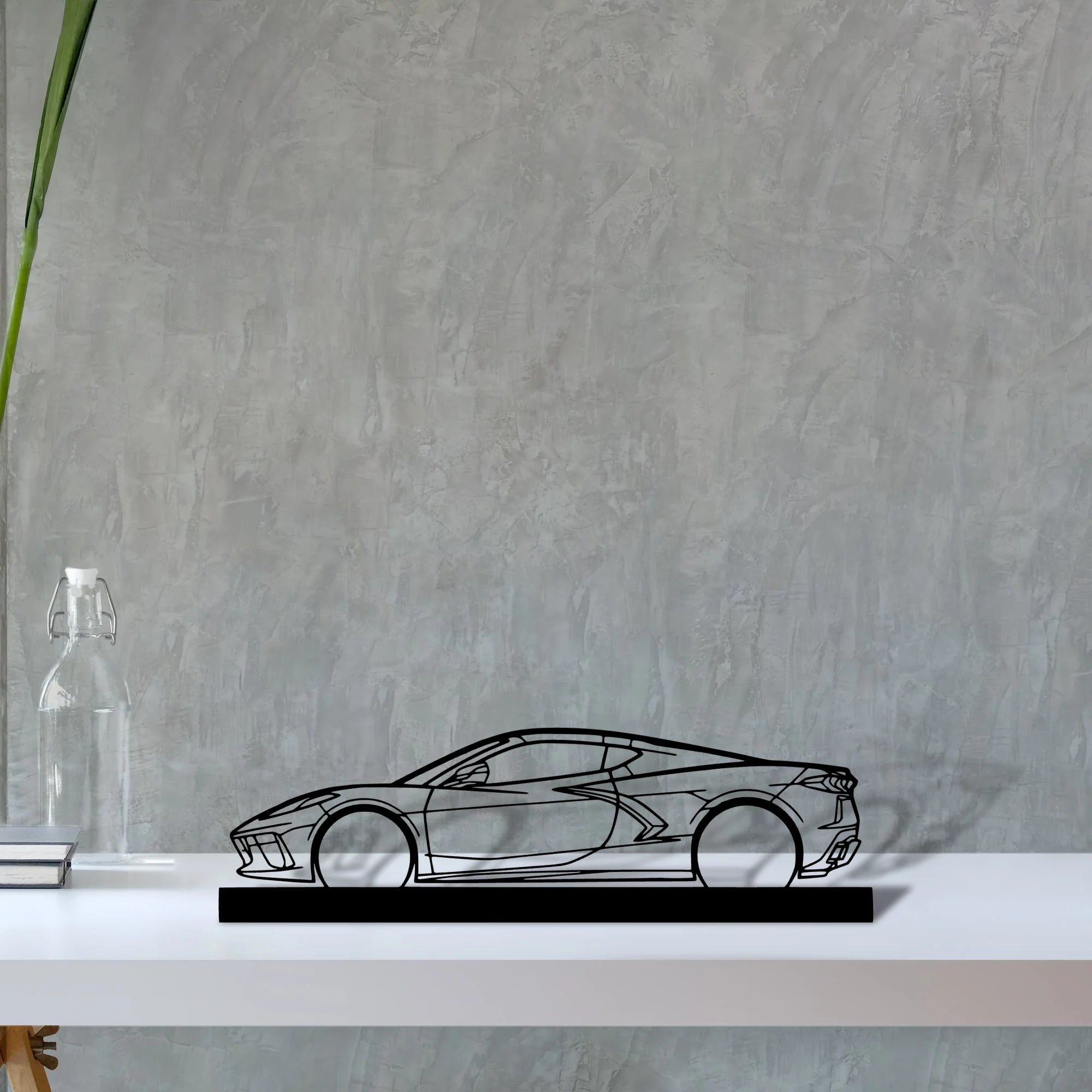 c8 Silhouette Metal Art Stand - Tinvibe