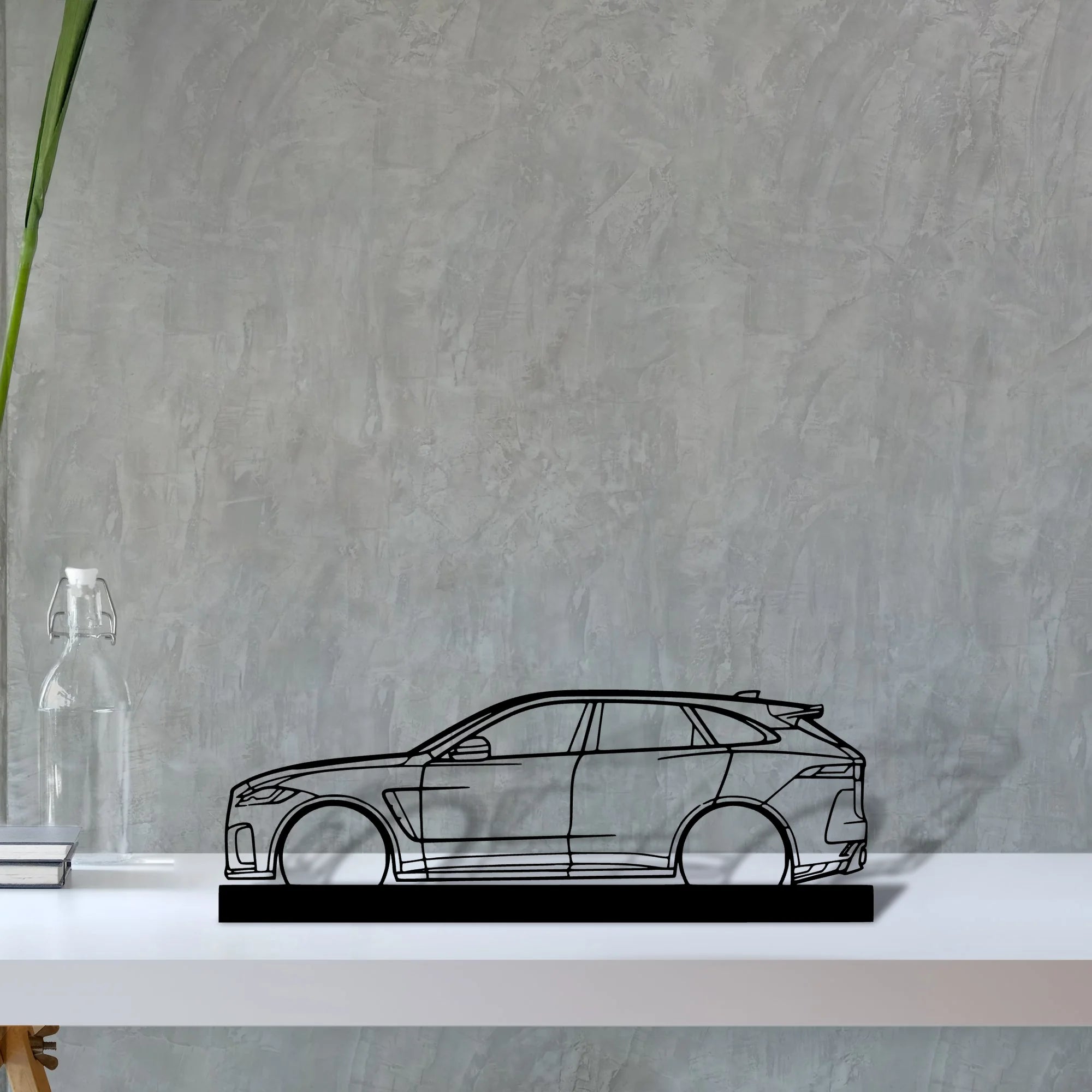 f-pace-svr Silhouette Metal Art Stand - Tinvibe