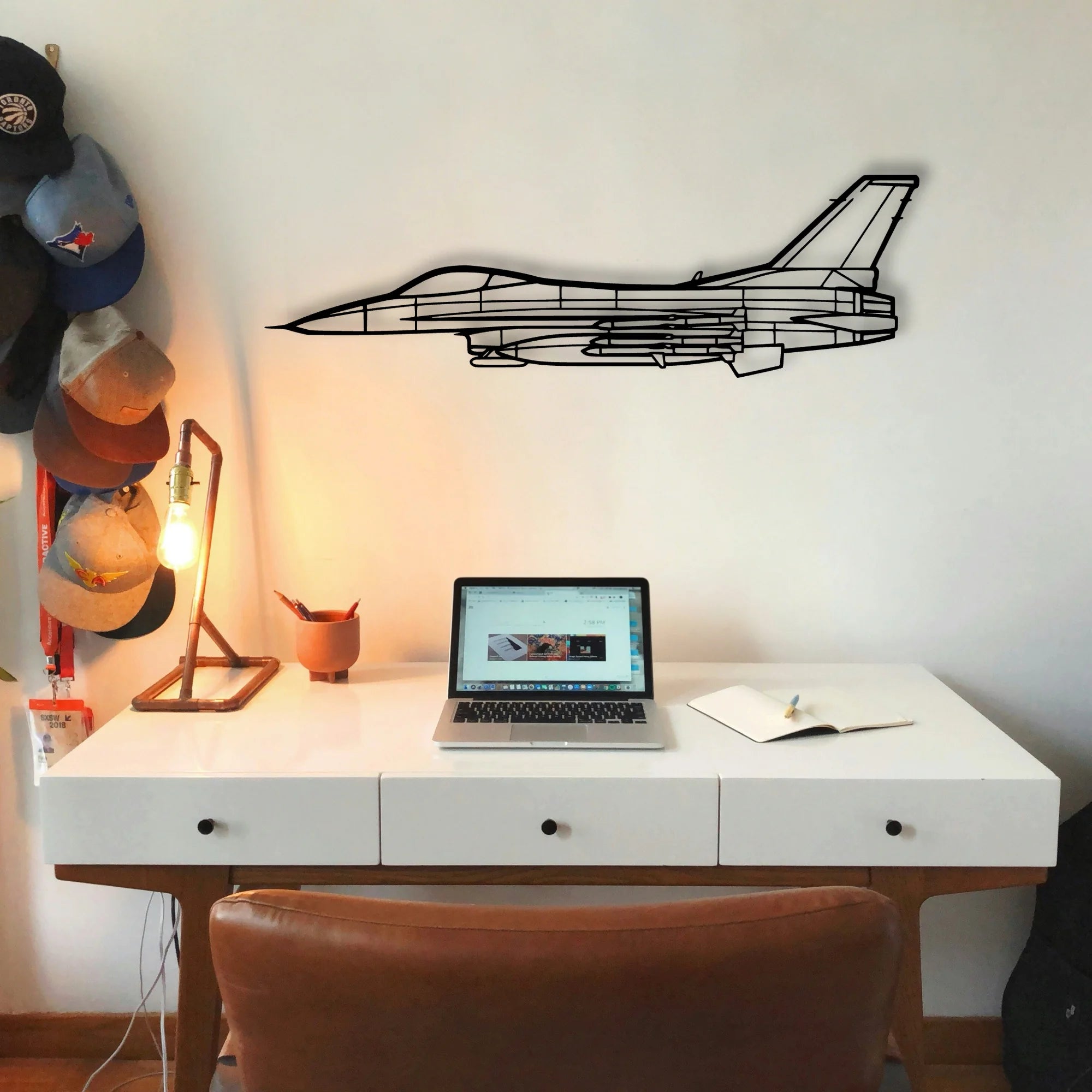 Lgm 35 Sentinel Classic Aircraft Silhouette Metal Wall Art - Tinvibe