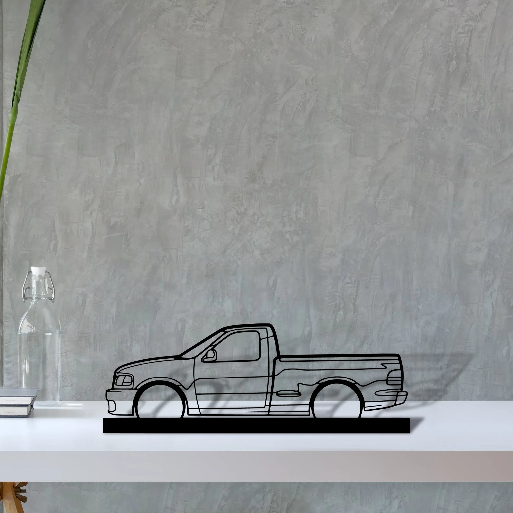 lightning-sv-f150-2004 Silhouette Metal Art Stand - Tinvibe