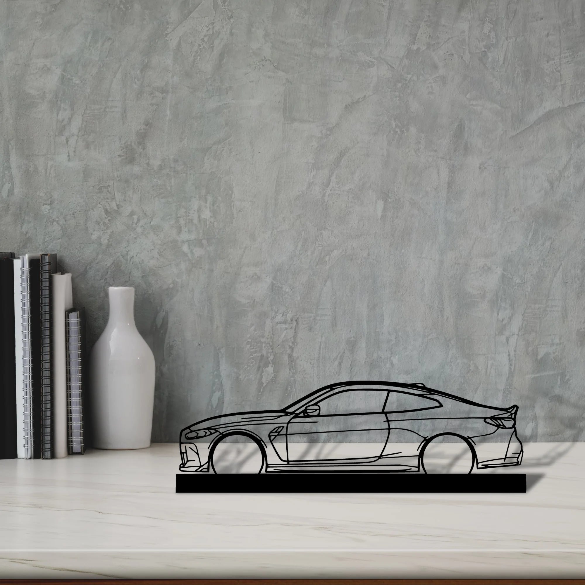 m4-csl-g82 Silhouette Metal Art Stand - Tinvibe
