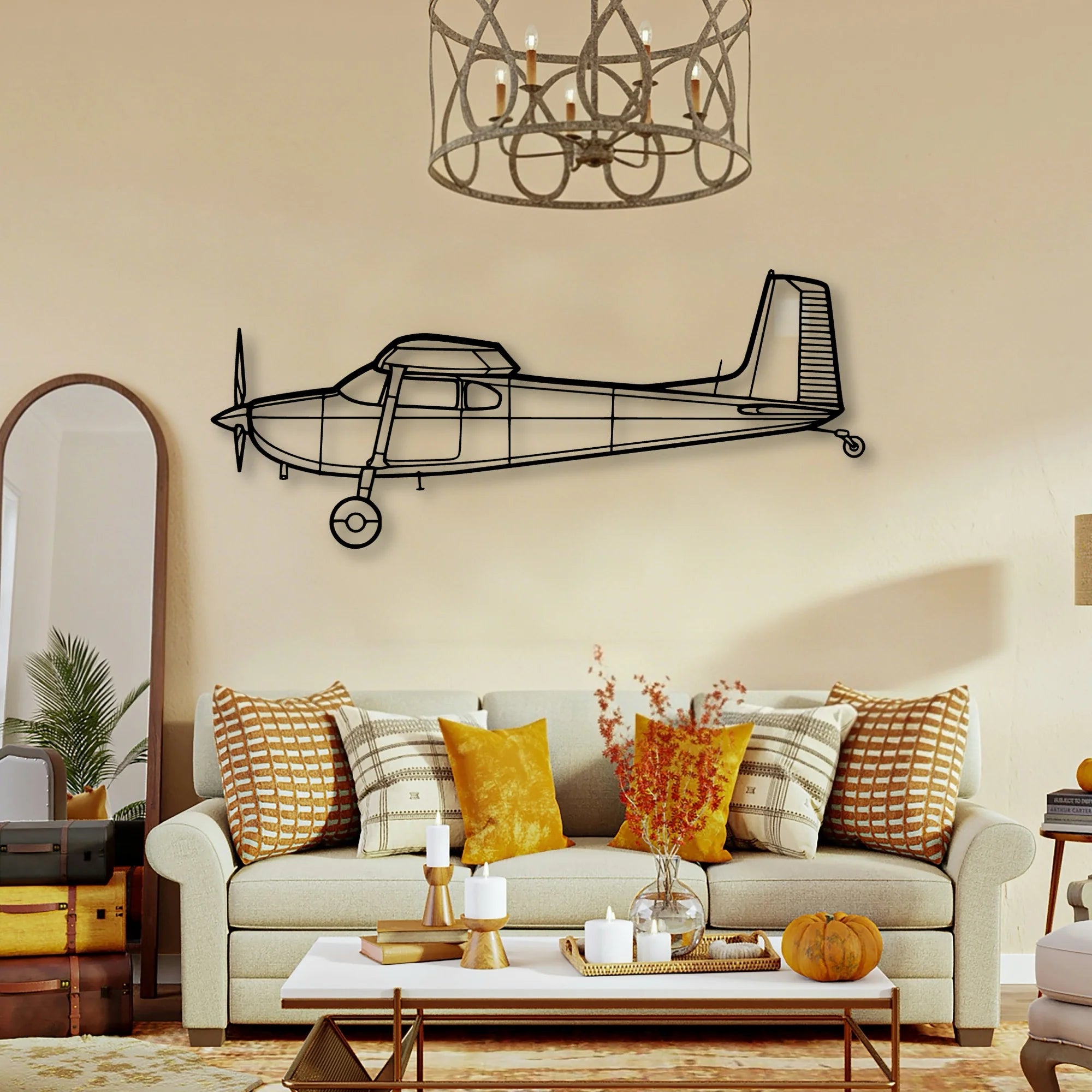 Mig 21 Classic Aircraft Silhouette Metal Wall Art - Tinvibe