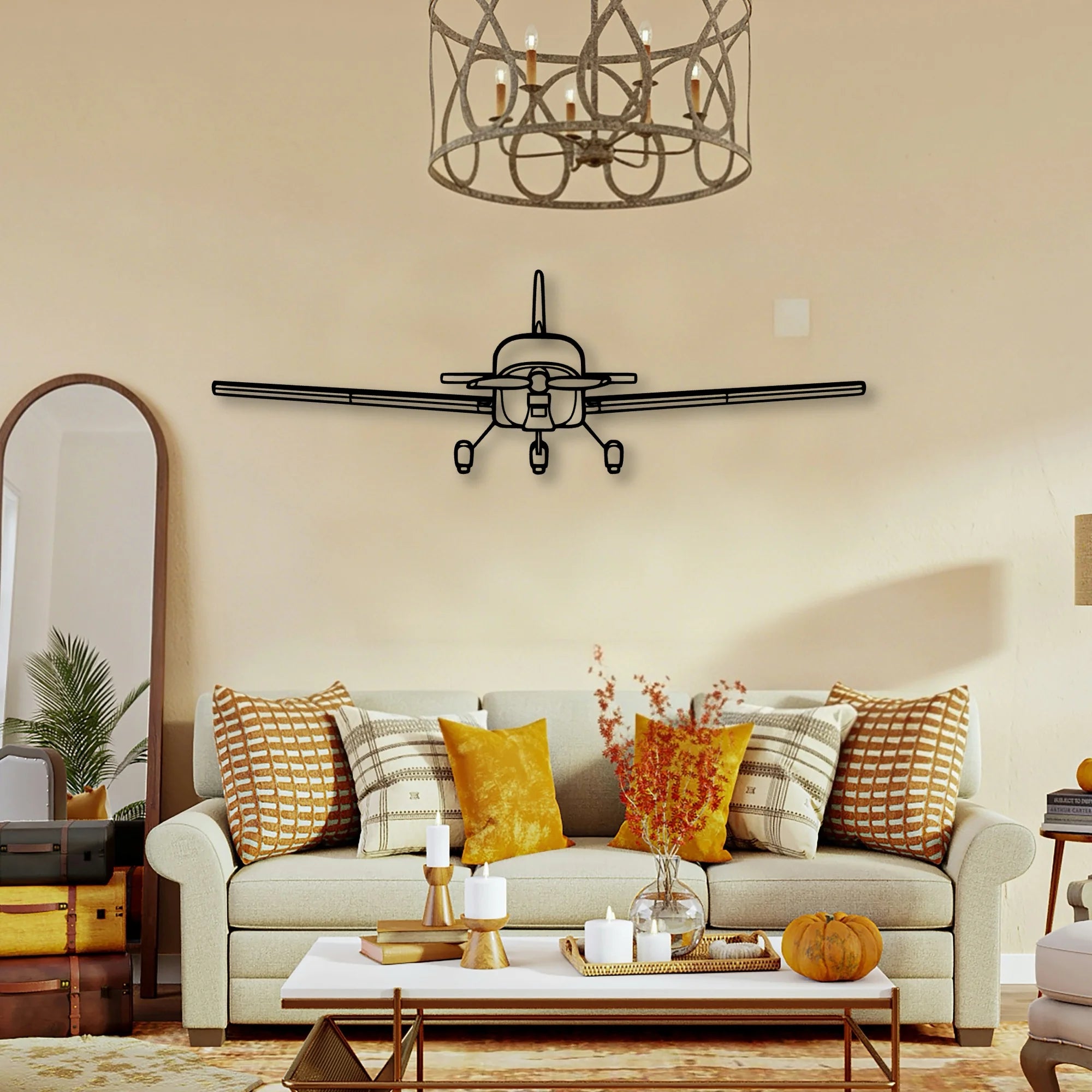 Pc 6 B2 H2 Turbo Porter Classic Aircraft Silhouette Metal Wall Art - Tinvibe