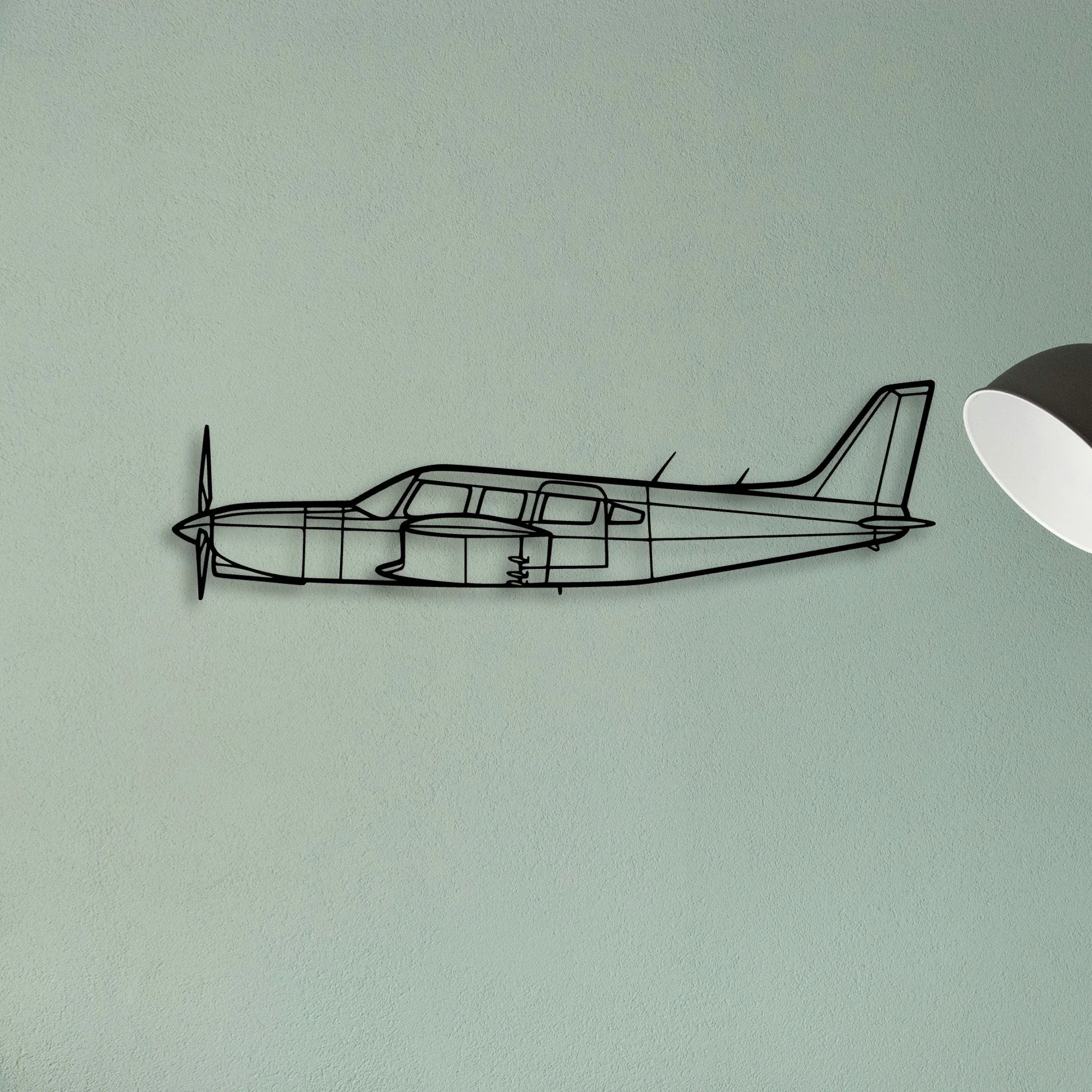 Praetor 600 Classic Aircraft Silhouette Metal Wall Art - Tinvibe