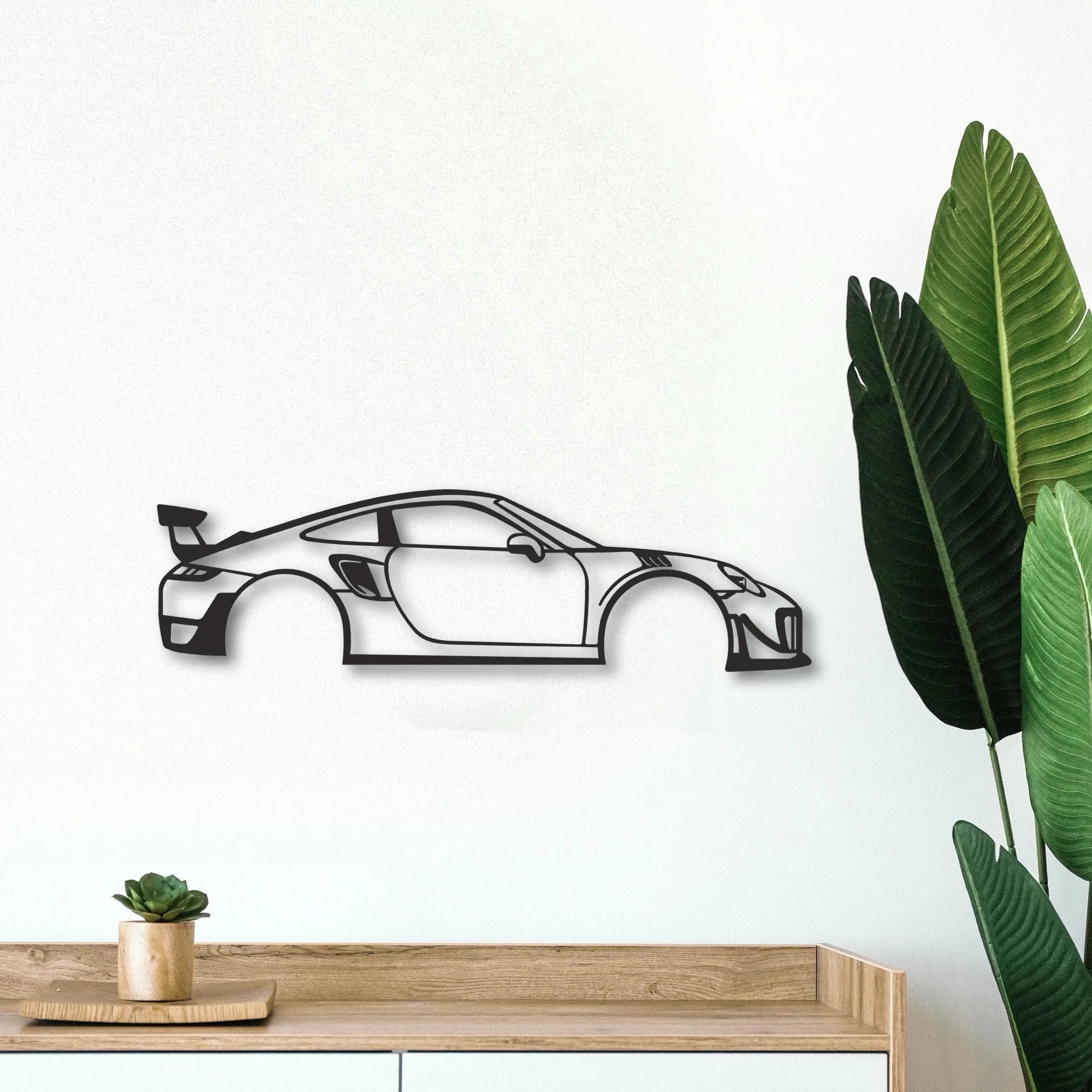 PRS911 Classic Silhouette Metal Wall Art - Tinvibe
