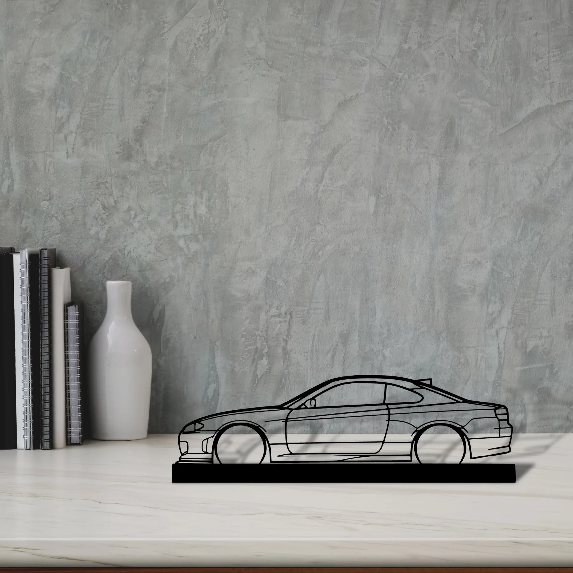 s15-silvia-2000 Silhouette Metal Art Stand - Tinvibe