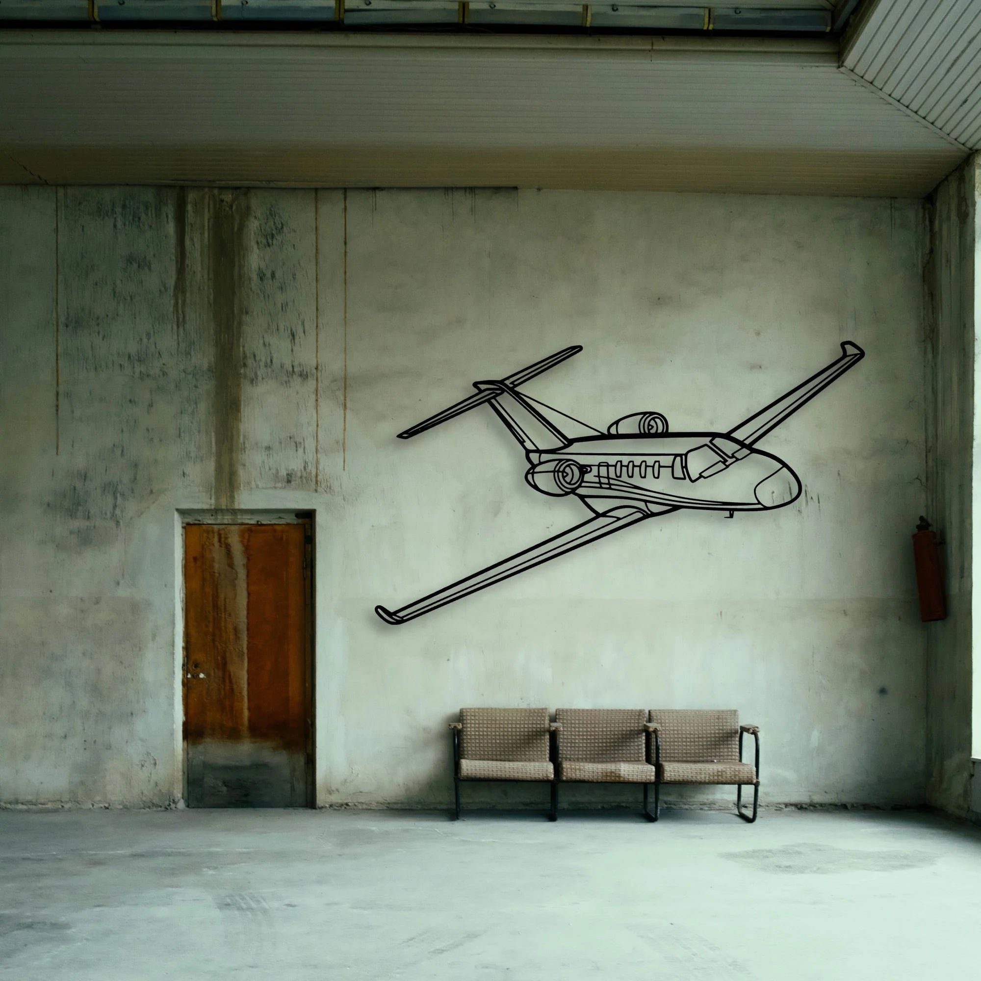 Tornado 5 Classic Aircraft Silhouette Metal Wall Art - Tinvibe