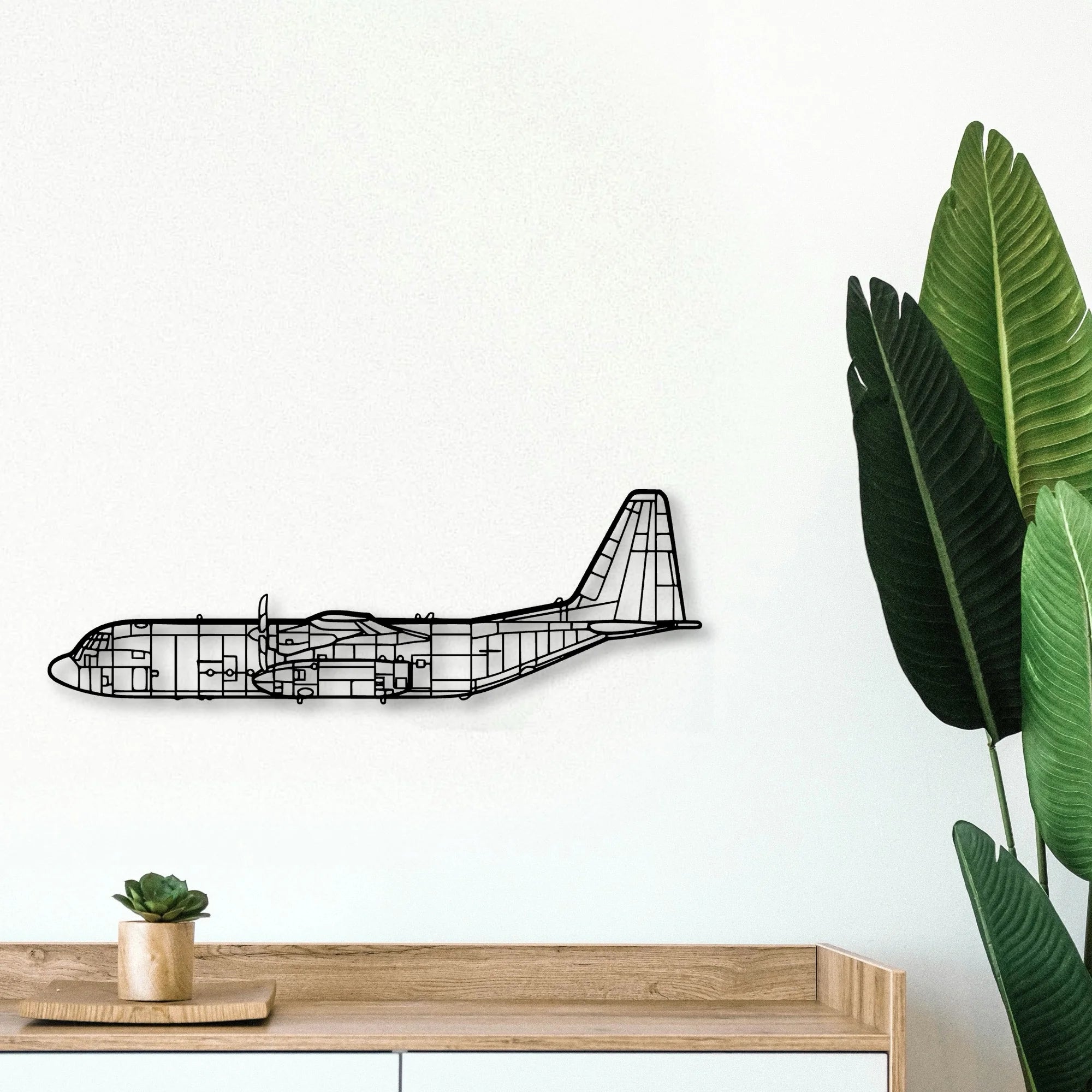 Tornado 7 Classic Aircraft Silhouette Metal Wall Art - Tinvibe