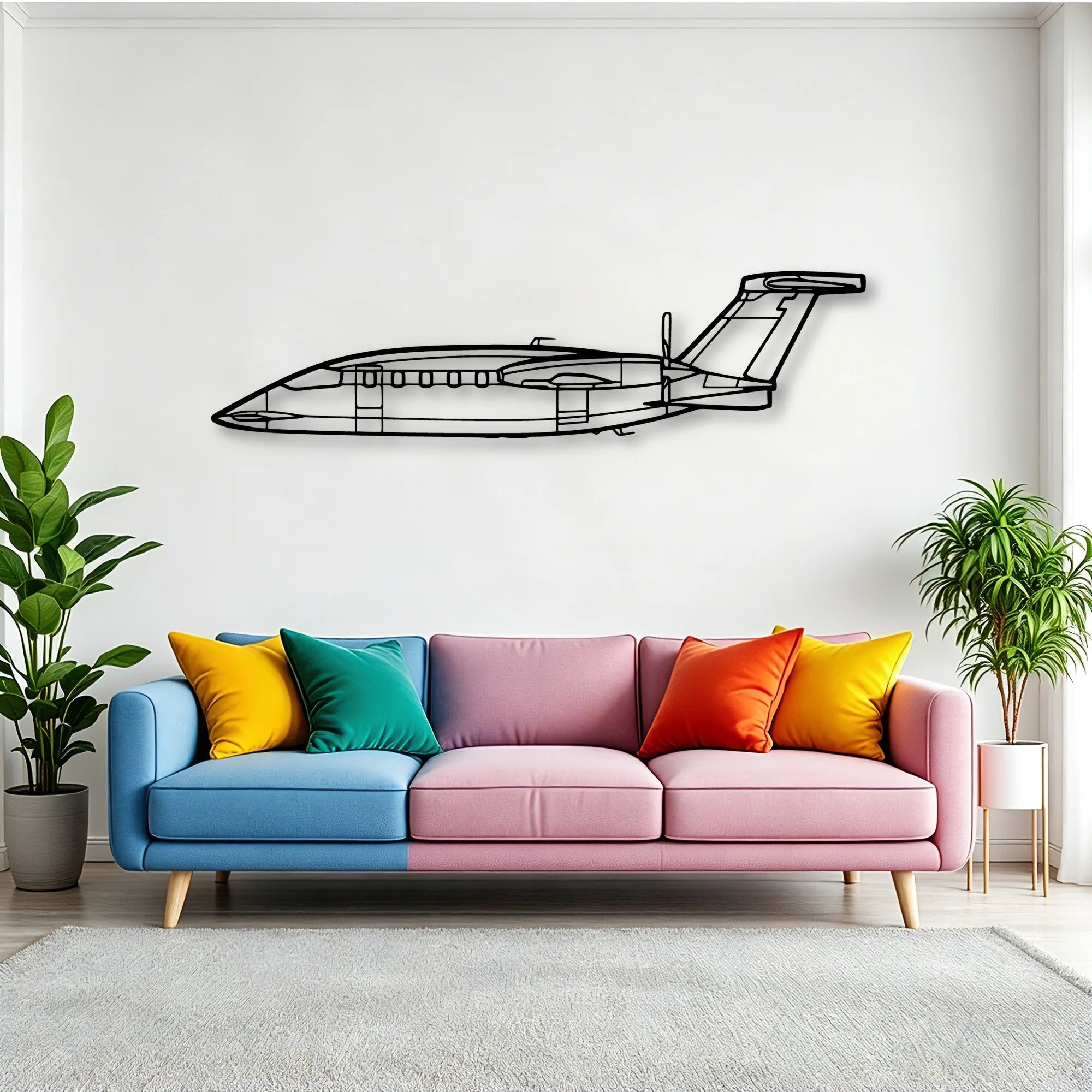 Uh 60L Black Hawk Classic Aircraft Silhouette Metal Wall Art - Tinvibe