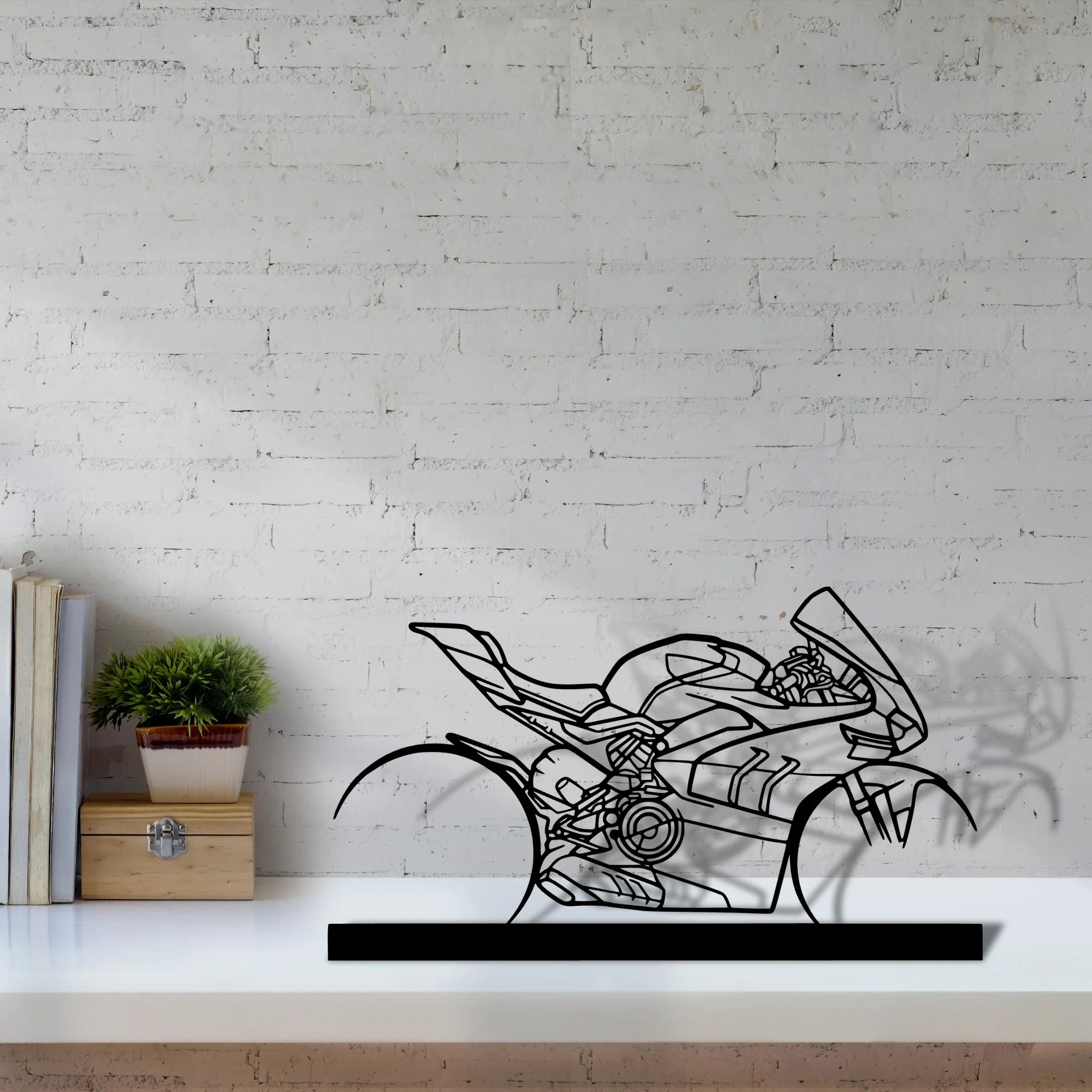 v4sp-2022 Silhouette Metal Art Stand - Tinvibe
