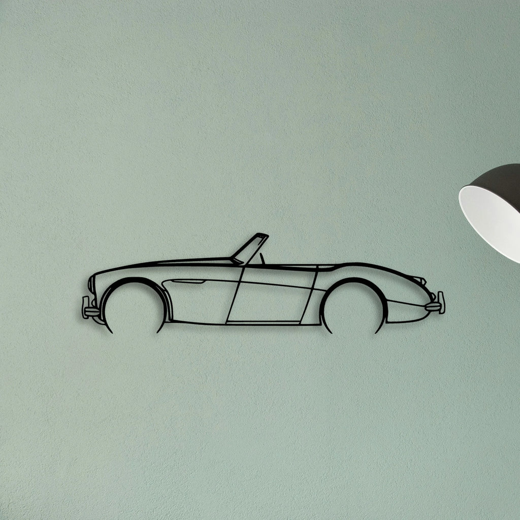 106 1957 Classic Silhouette Metal Wall Art - Tinvibe