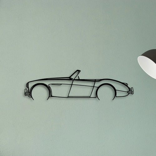 106 1957 Classic Silhouette Metal Wall Art - Tinvibe