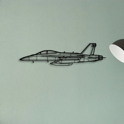 108 2 5 Classic Aircraft Silhouette Metal Wall Art - Tinvibe