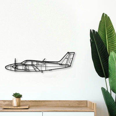 150 Classic Aircraft Silhouette Metal Wall Art - Tinvibe