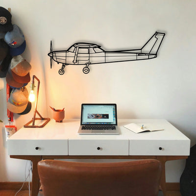 152 Classic Aircraft Silhouette Metal Wall Art - Tinvibe