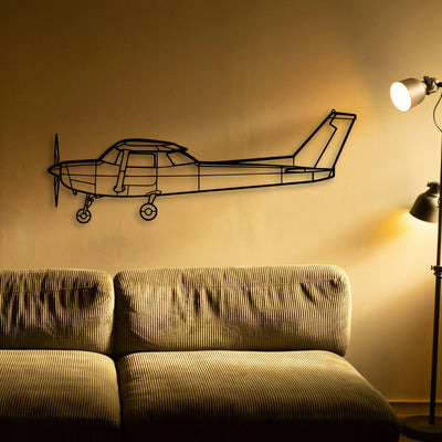 152 Classic Aircraft Silhouette Metal Wall Art - Tinvibe