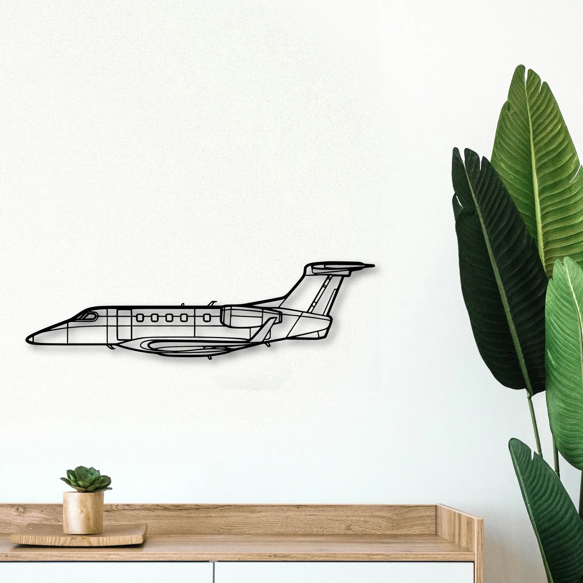 170B Float Classic Aircraft Silhouette Metal Wall Art - Tinvibe