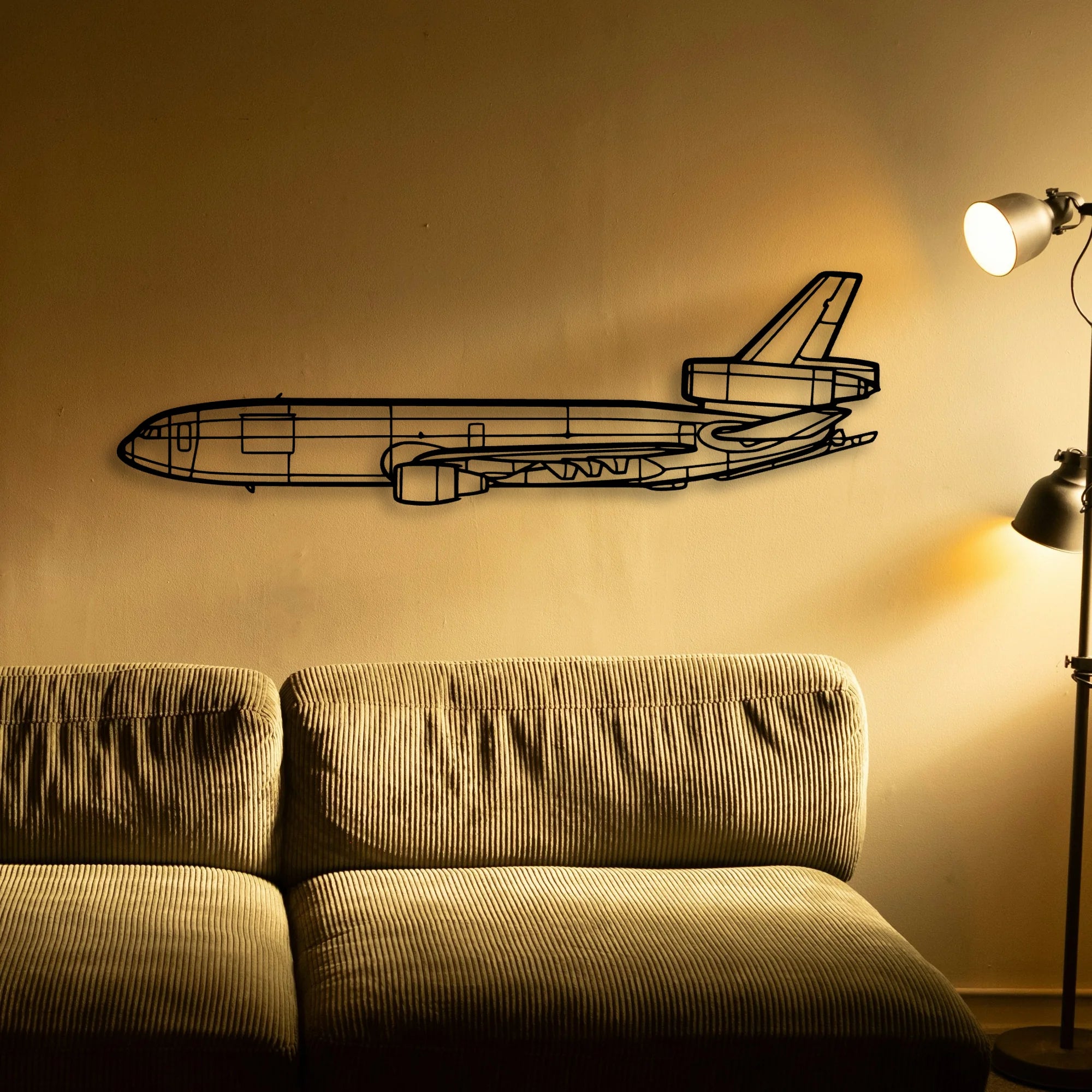 180 Skywagon 2 Classic Aircraft Silhouette Metal Wall Art - Tinvibe