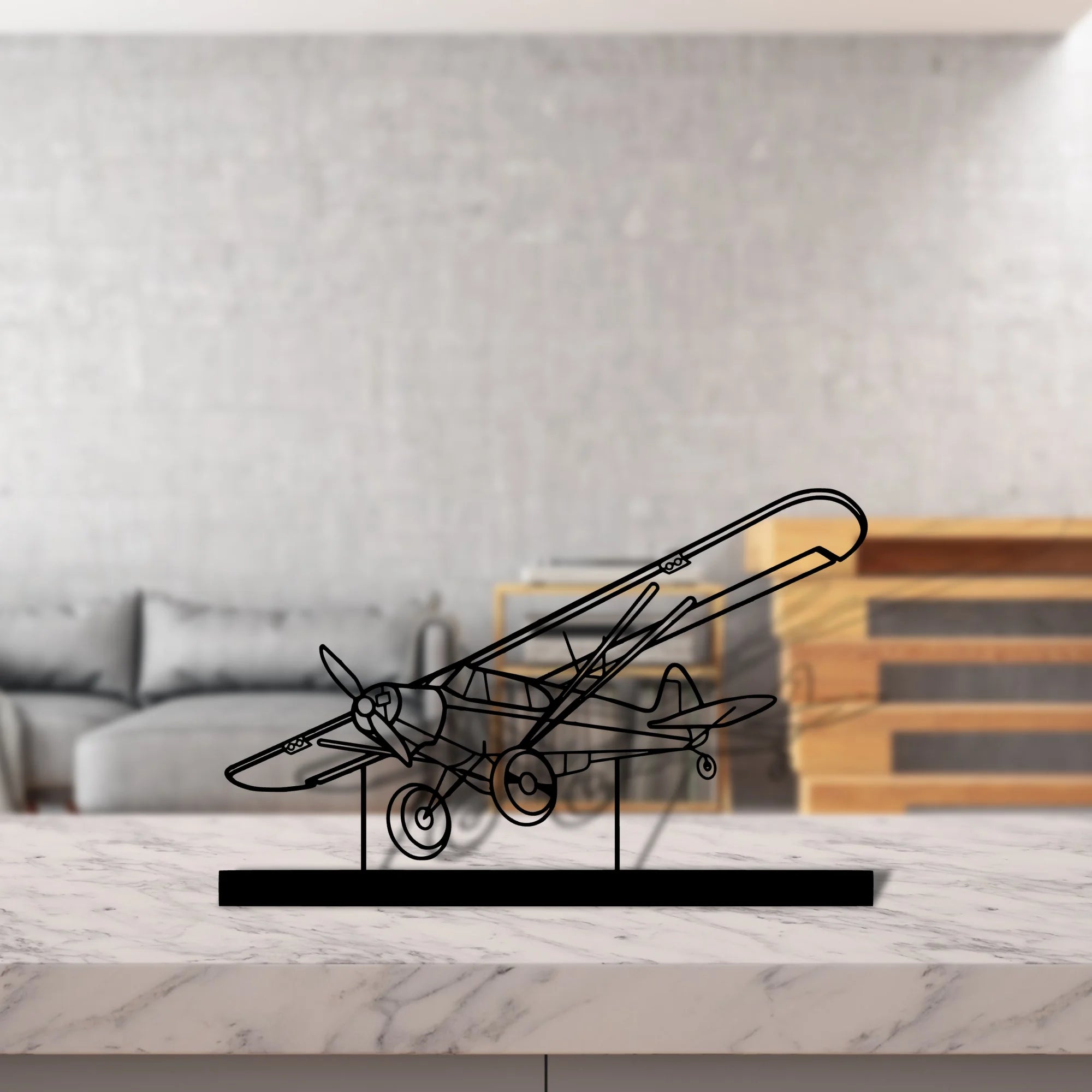 180-skywagon Silhouette Metal Art Stand - Tinvibe