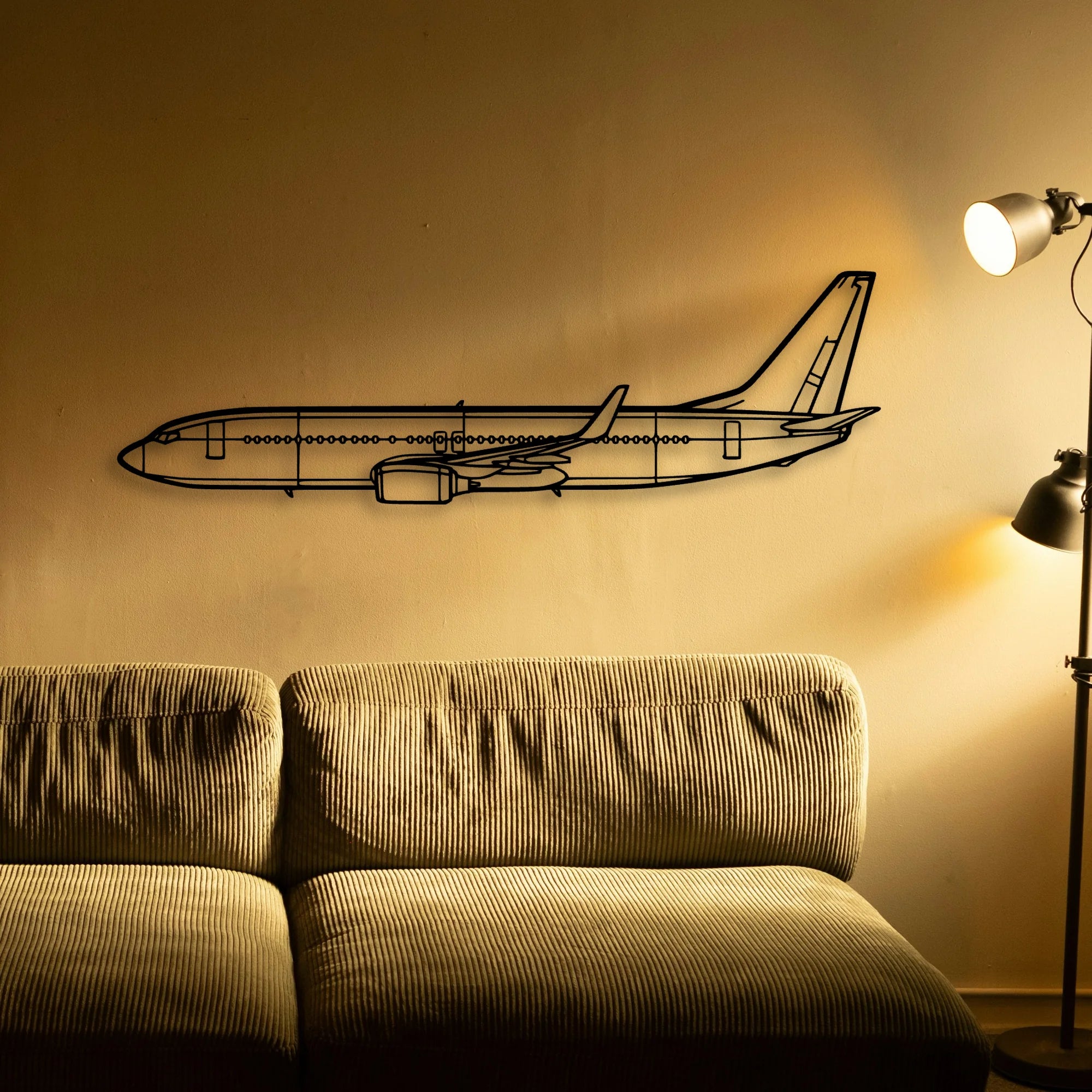 182P Skylane 3 Classic Aircraft Silhouette Metal Wall Art - Tinvibe