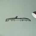 190SL 1958 Classic Silhouette Metal Wall Art - Tinvibe