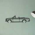 2002 1971 Cabrio Classic Silhouette Metal Wall Art - Tinvibe