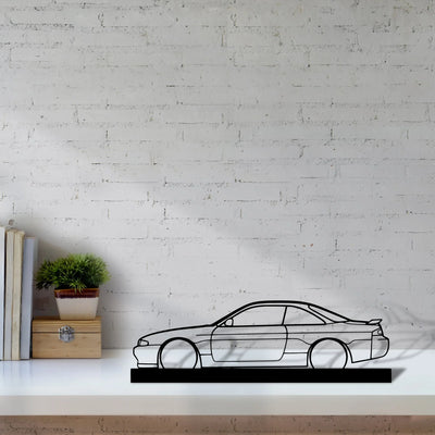 200sx-s14 Silhouette Metal Art Stand - Tinvibe