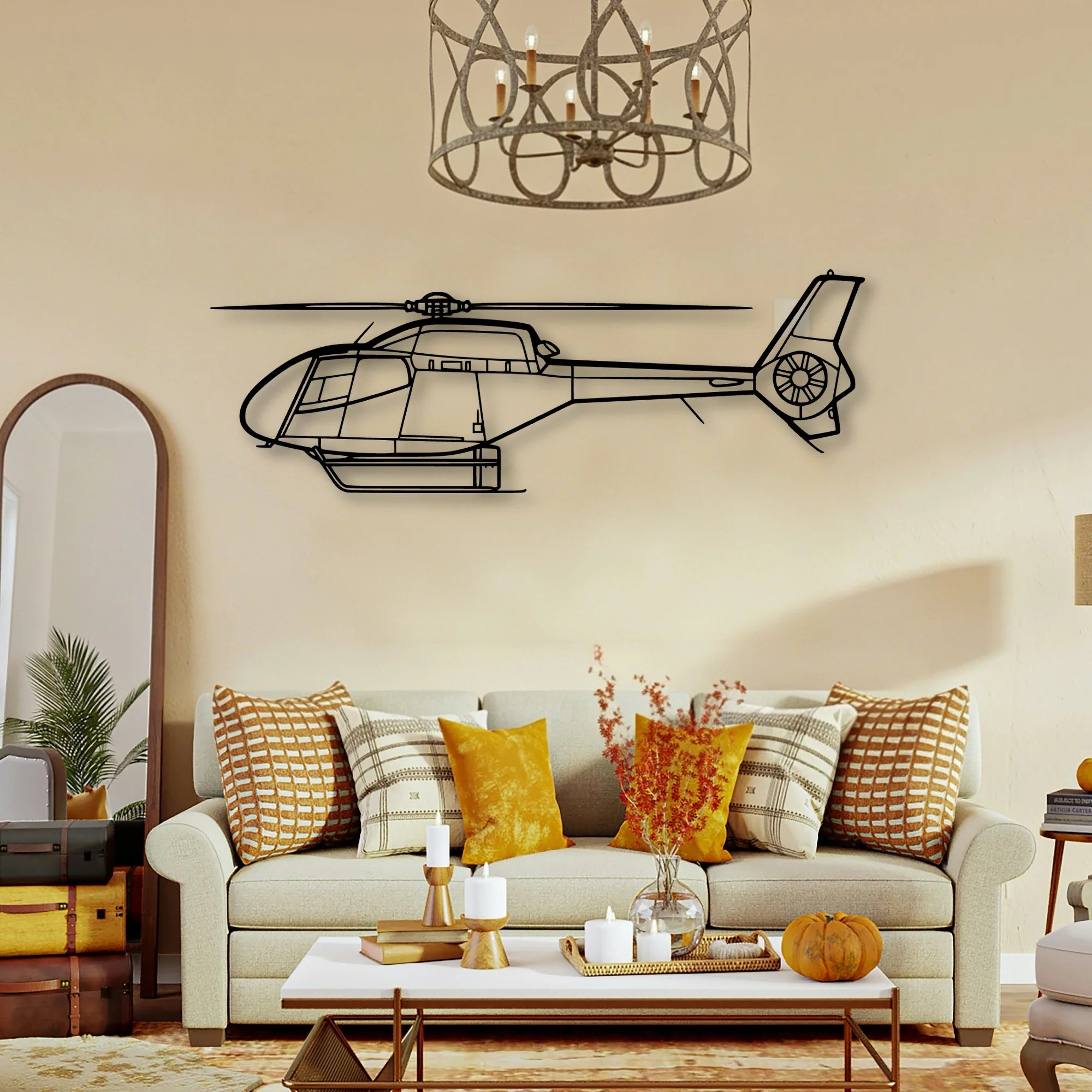201 Standard Libelle 3 Classic Aircraft Silhouette Metal Wall Art - Tinvibe