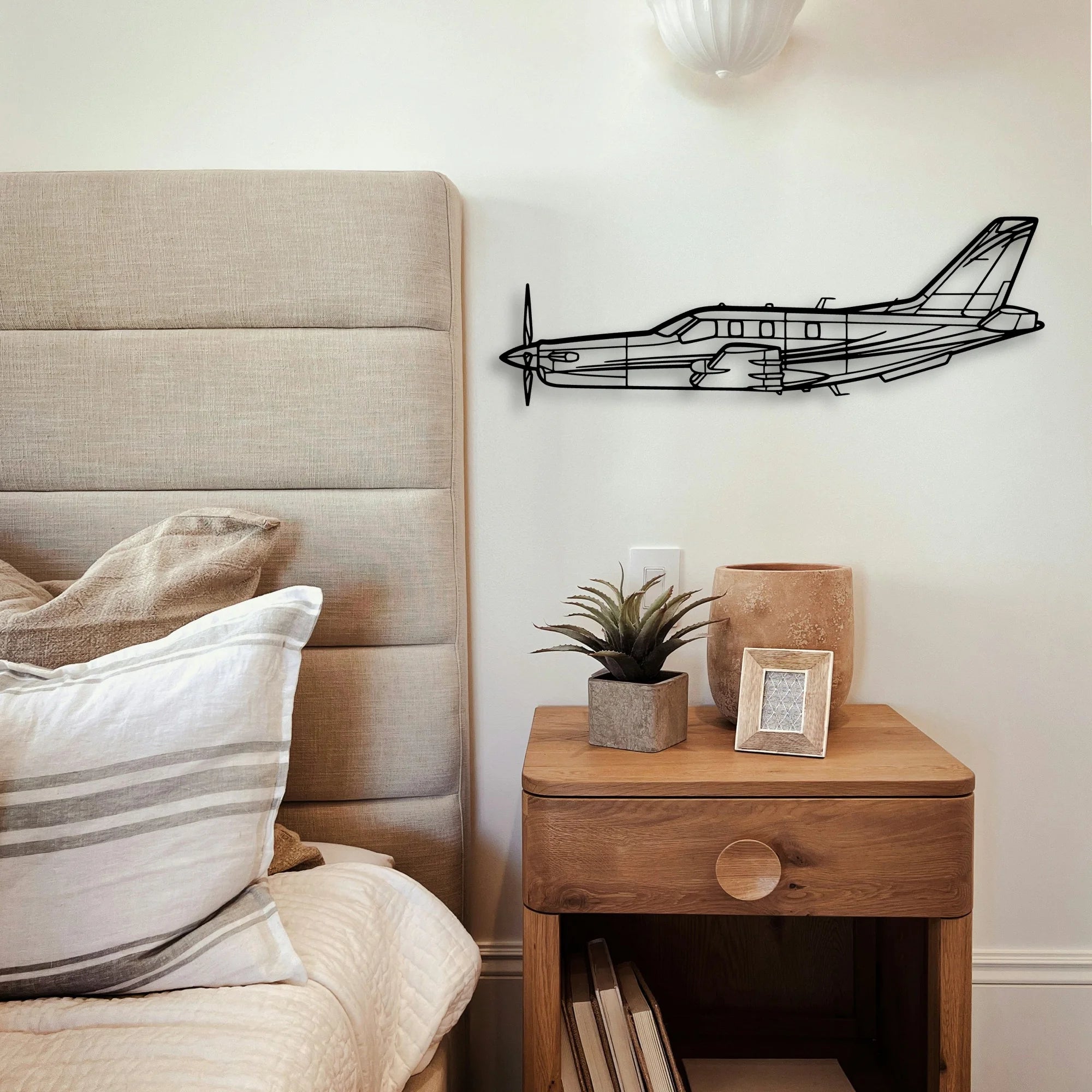 201 Standard Libelle Classic Aircraft Silhouette Metal Wall Art - Tinvibe