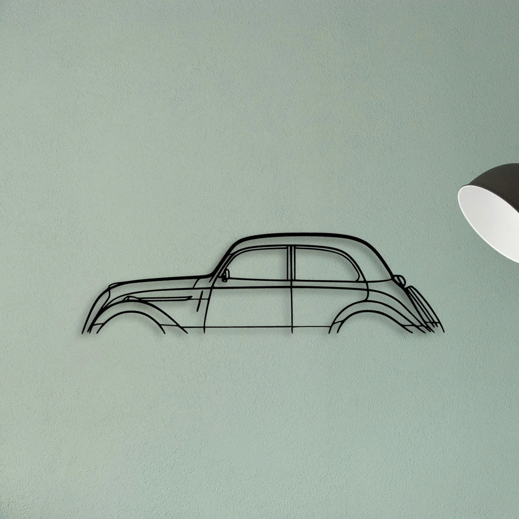 202 1949 Classic Silhouette Metal Wall Art - Tinvibe