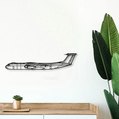 206 2 Classic Aircraft Silhouette Metal Wall Art - Tinvibe